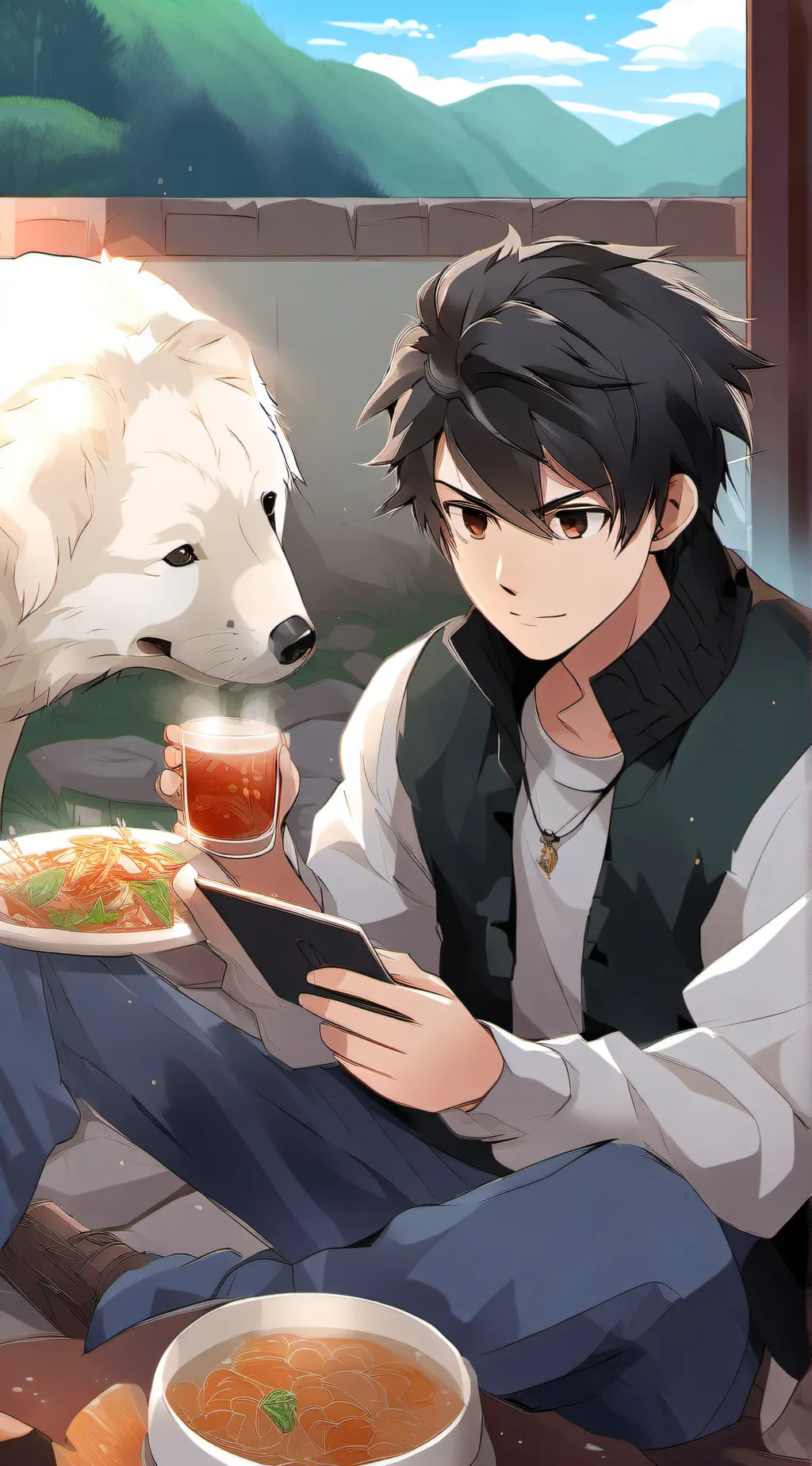 ai character: Alex background