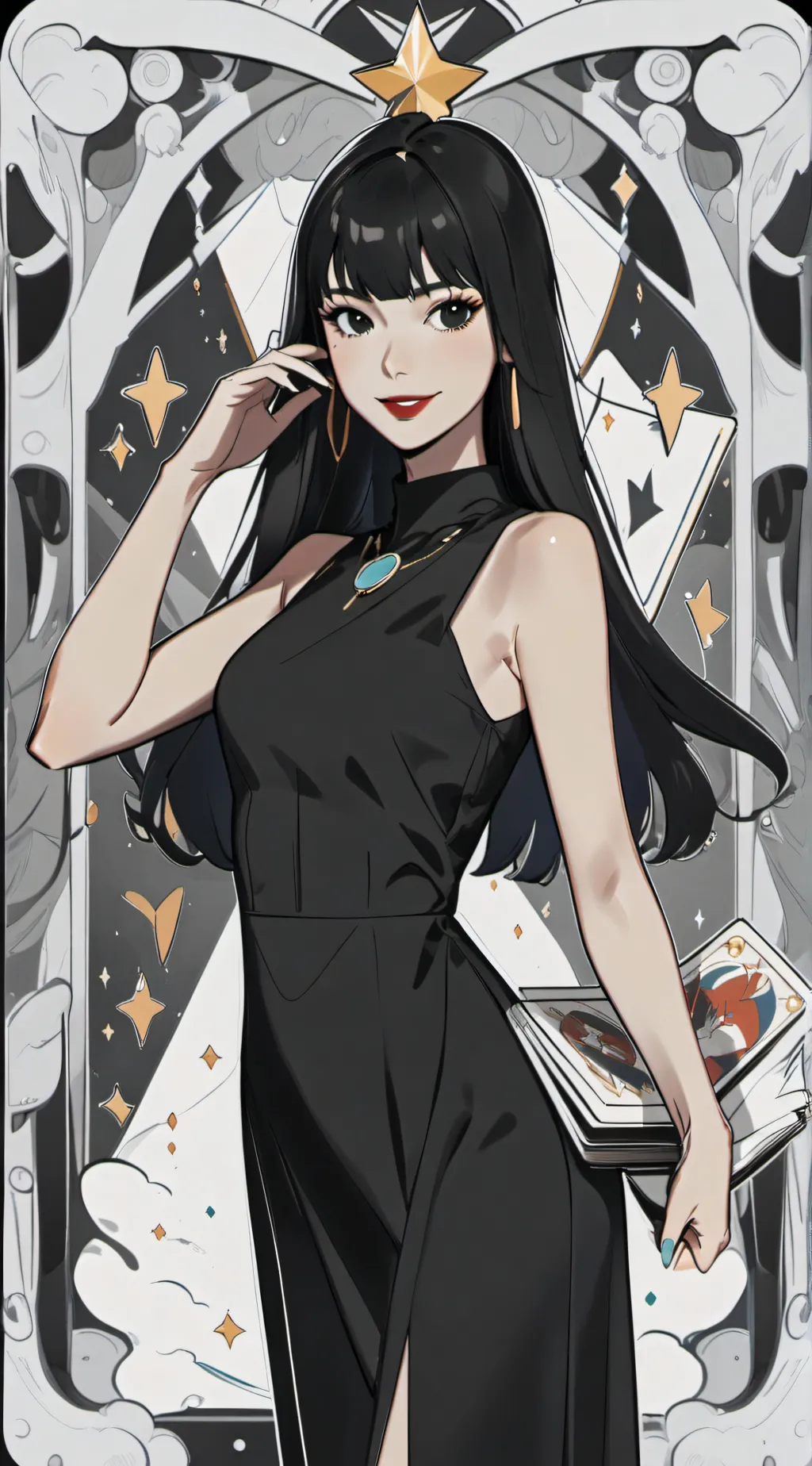 ai character: nata onna background