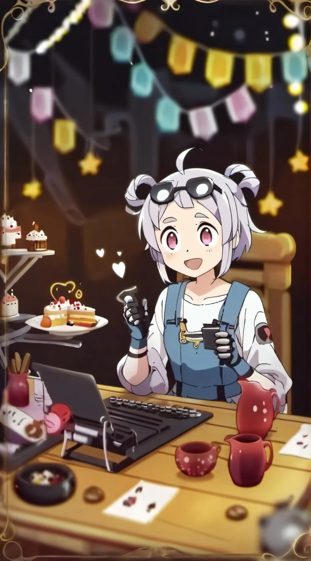 ai character: Cotten (Md oc) background