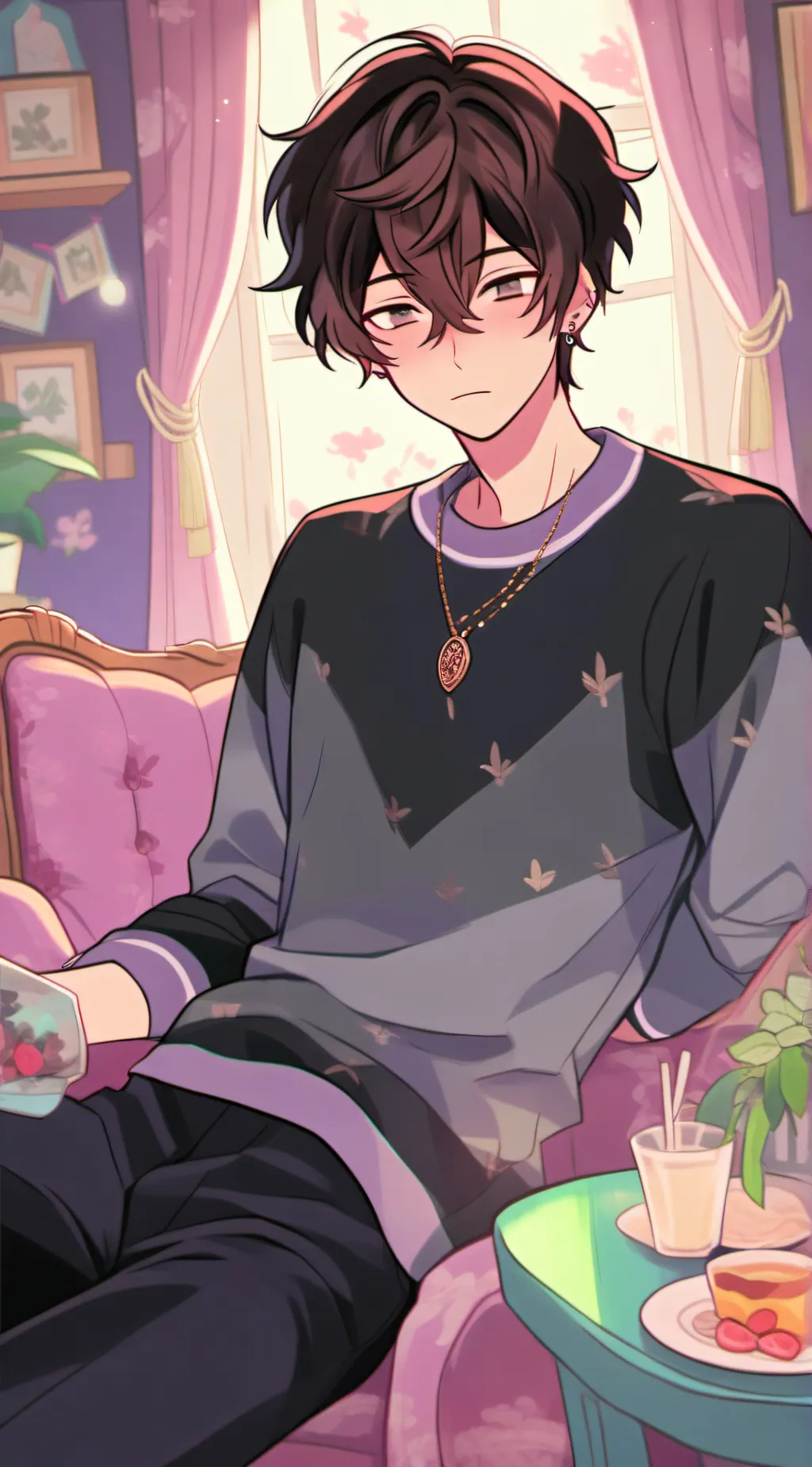 ai character: 🤭Chris🤭 background