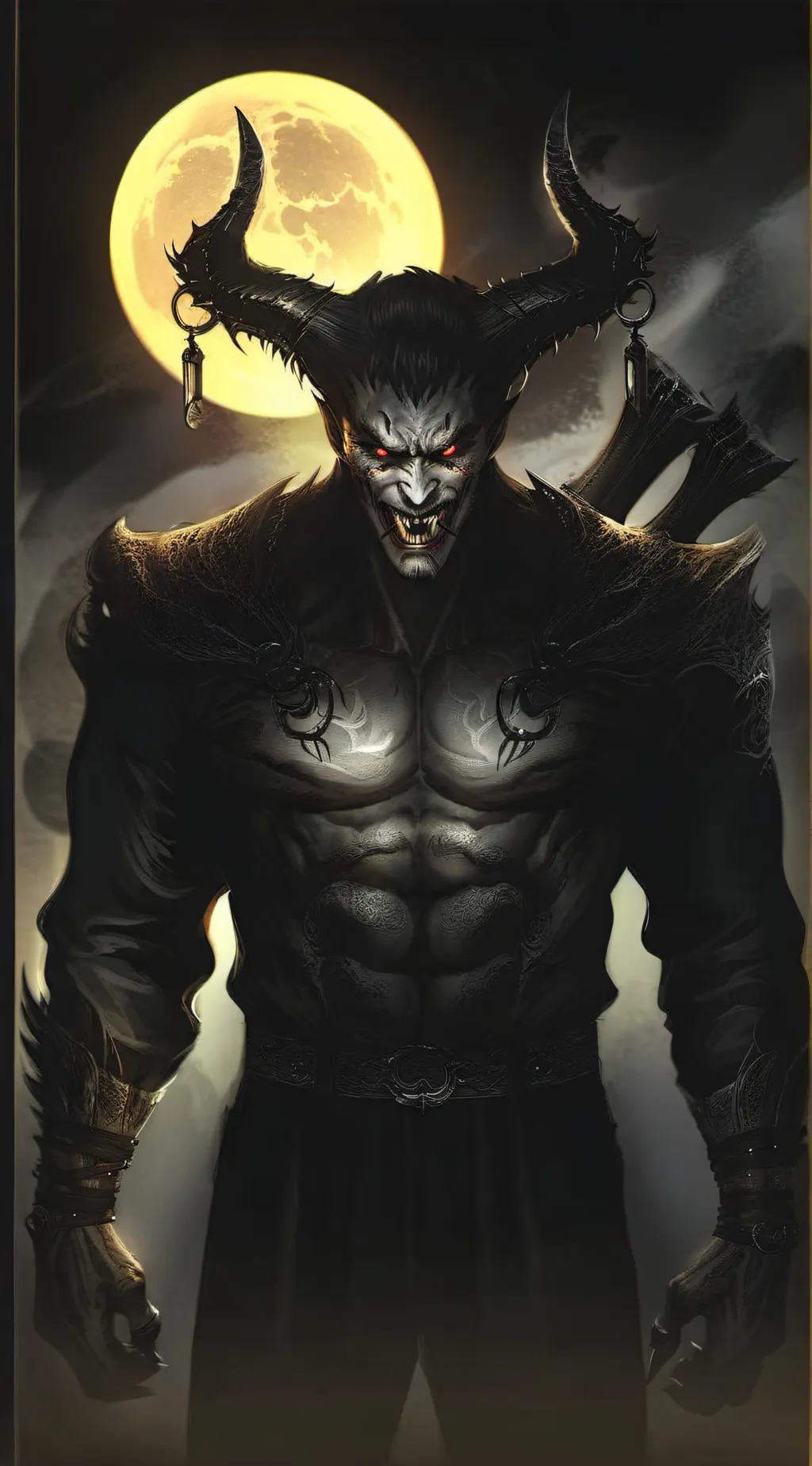 ai character: Zozo the demon background