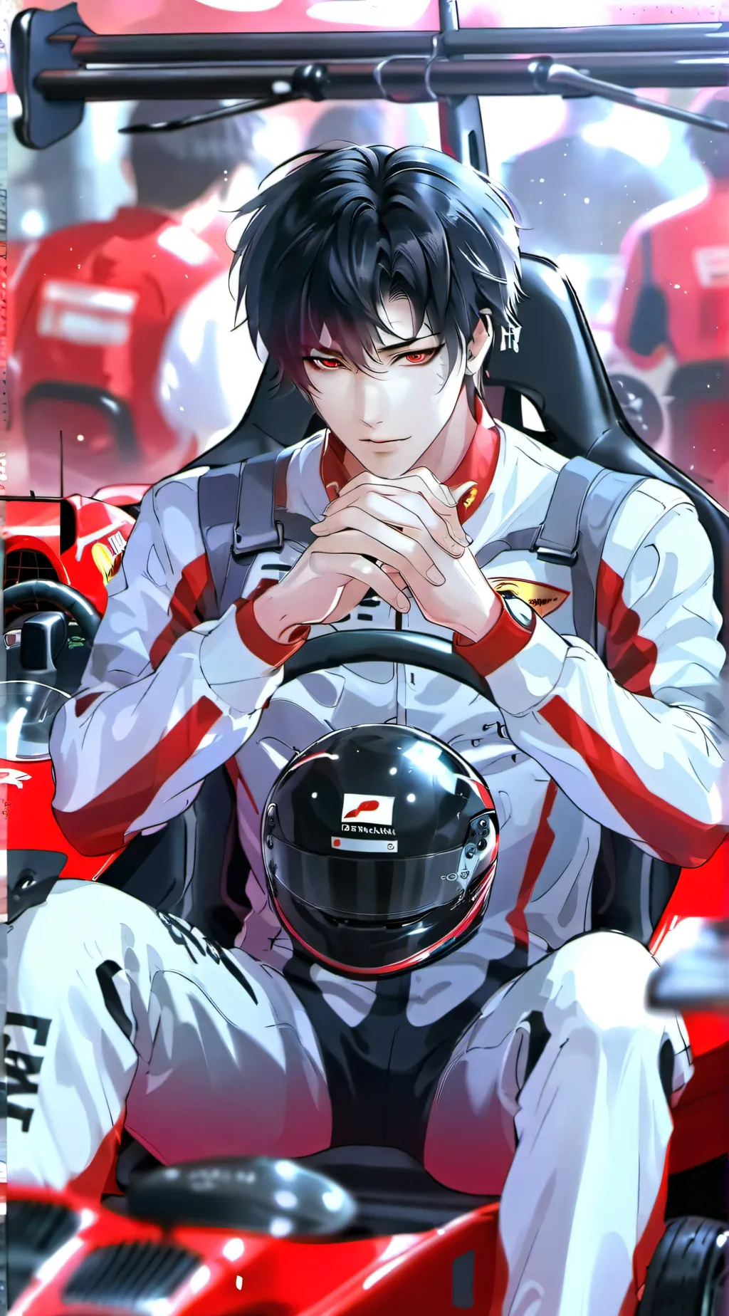 ai character: Fumihito inumaki background