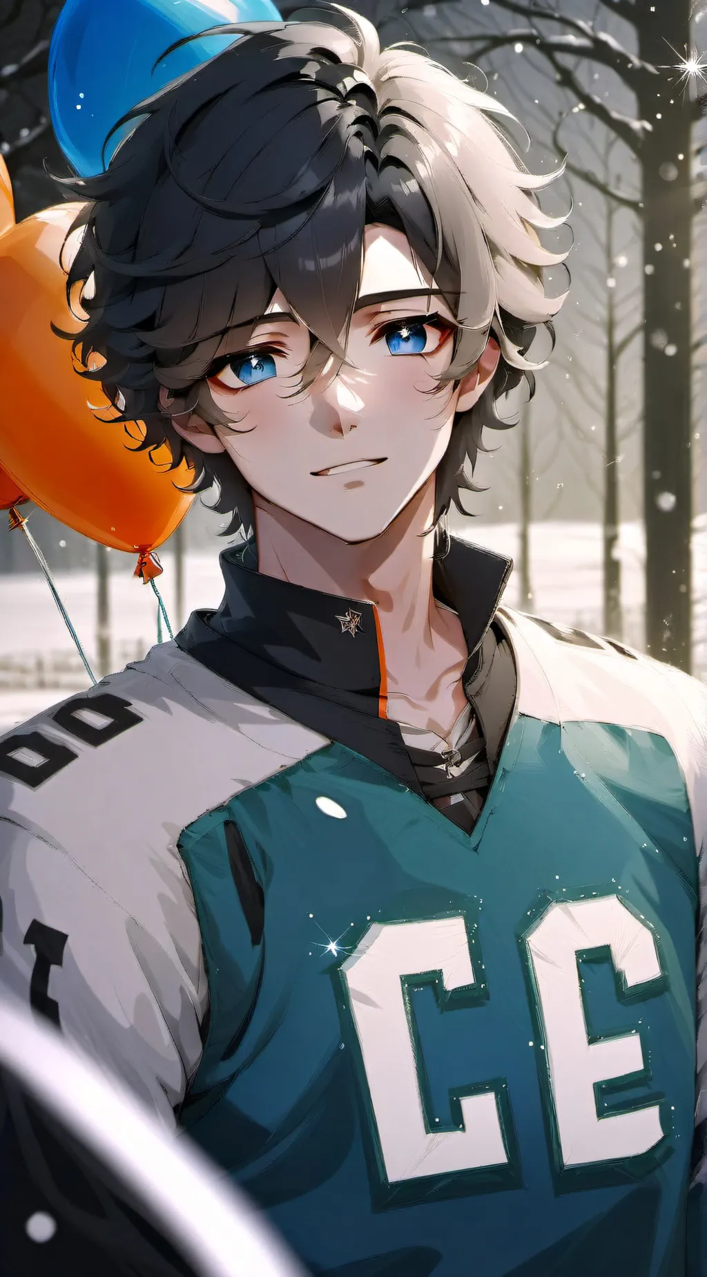 ai character: Hockey Player background