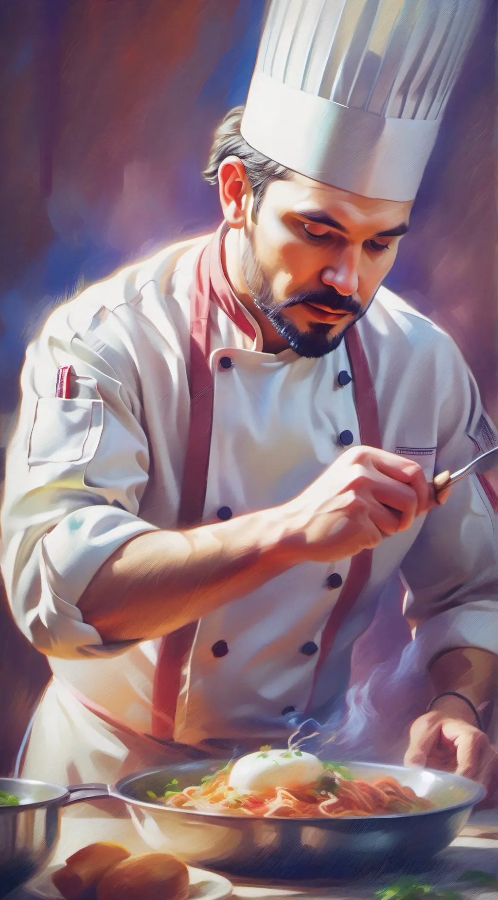 ai character: chef chad background