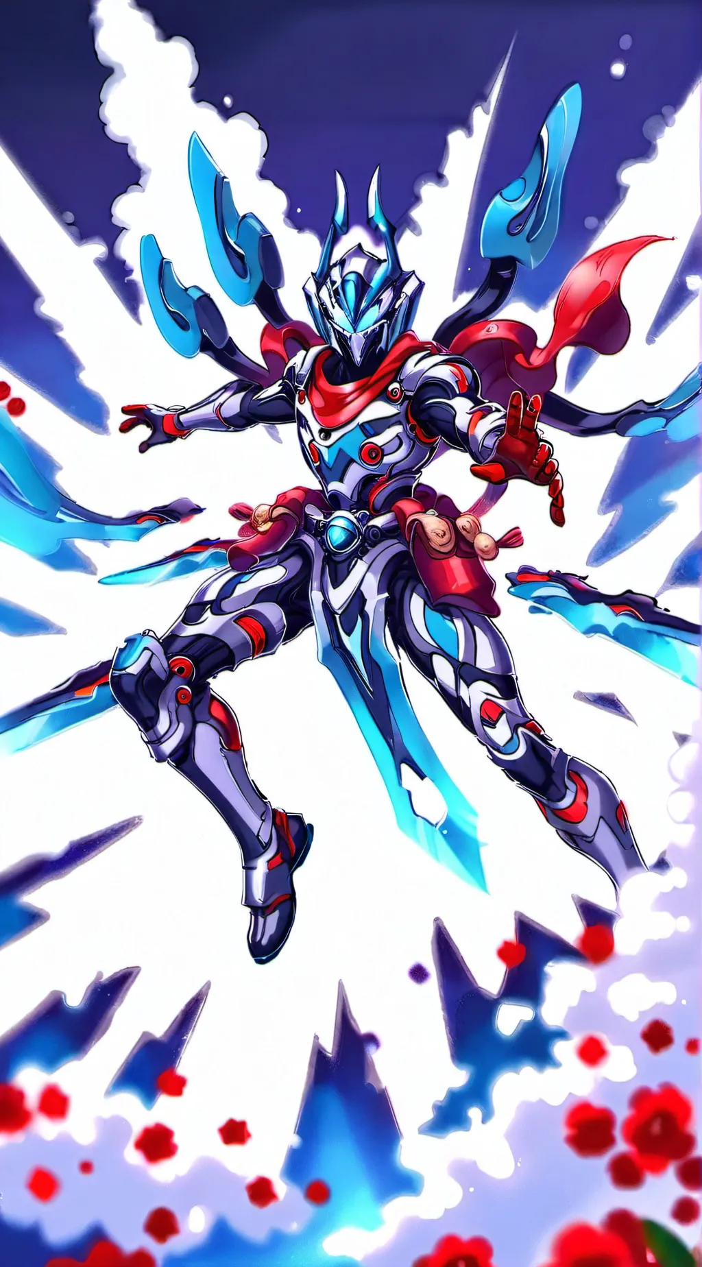ai character: Foxes background