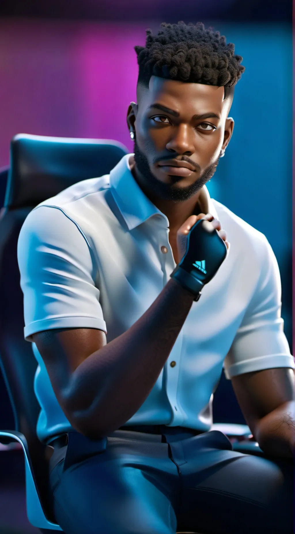 ai character: Mr,sex background