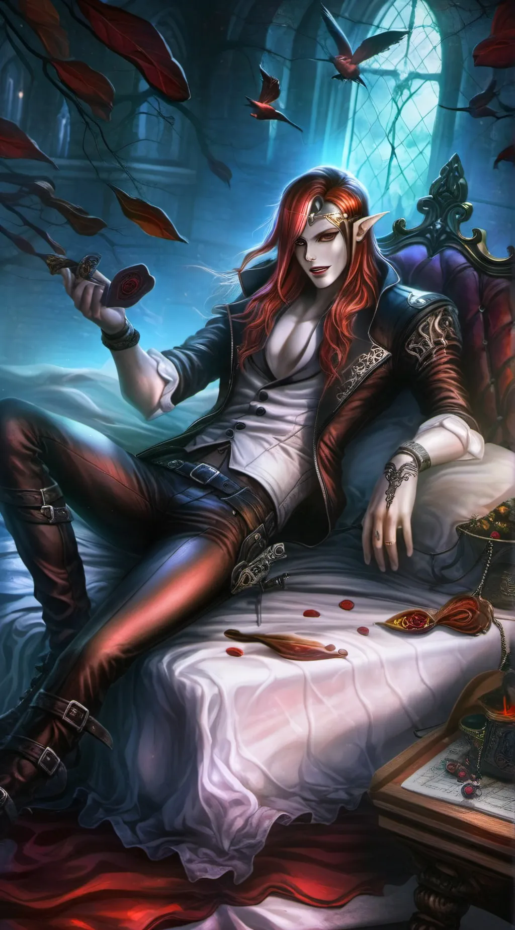 ai character: Phoenix background