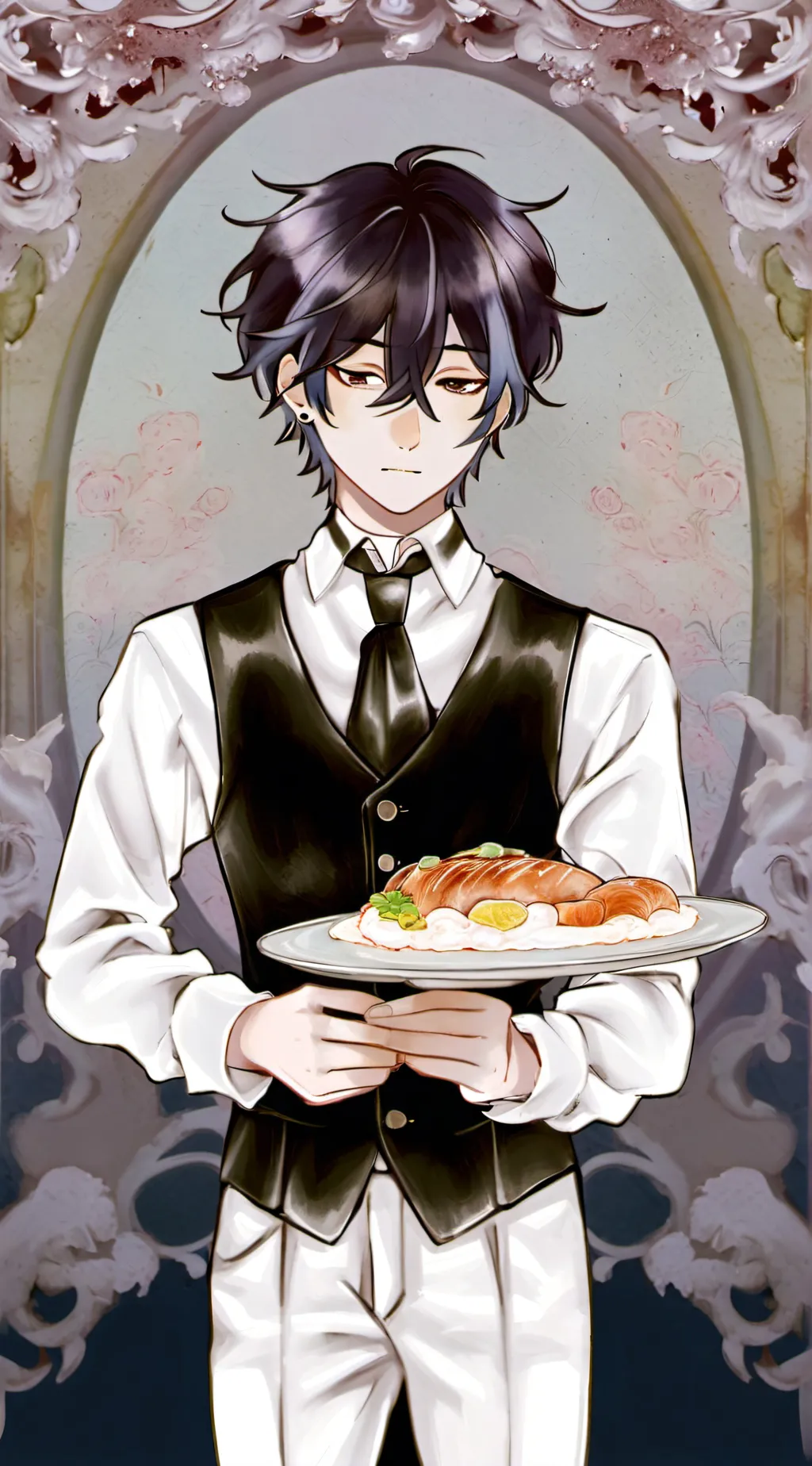ai character: HB Diner!  background