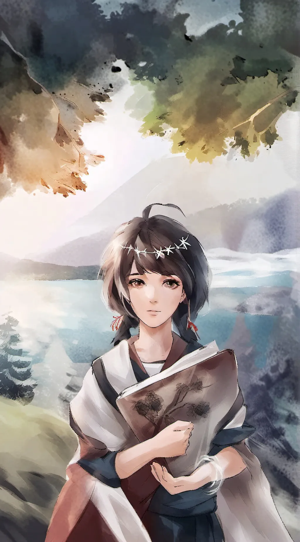 ai character: Make me angry with one word background