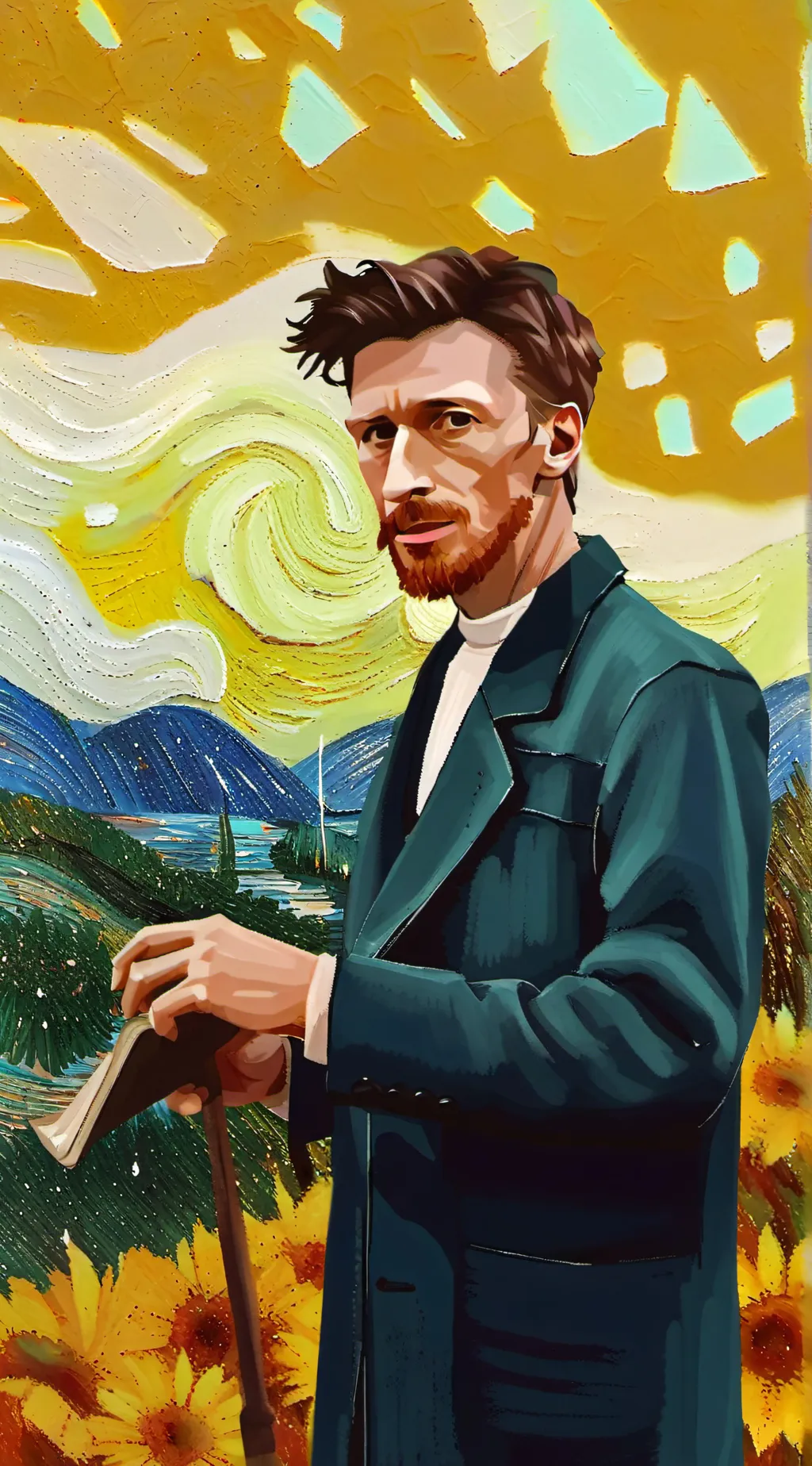 ai character: GET RICK ROLLED background