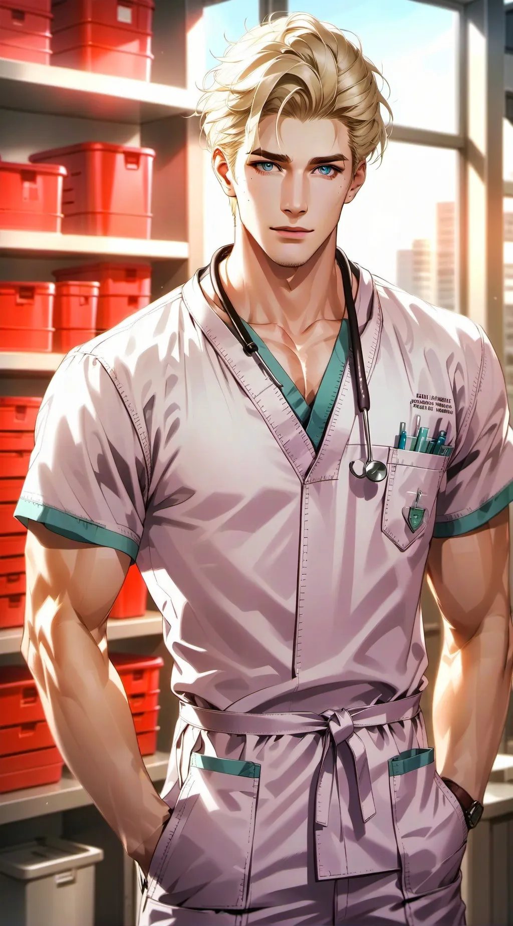 ai character: Justin background
