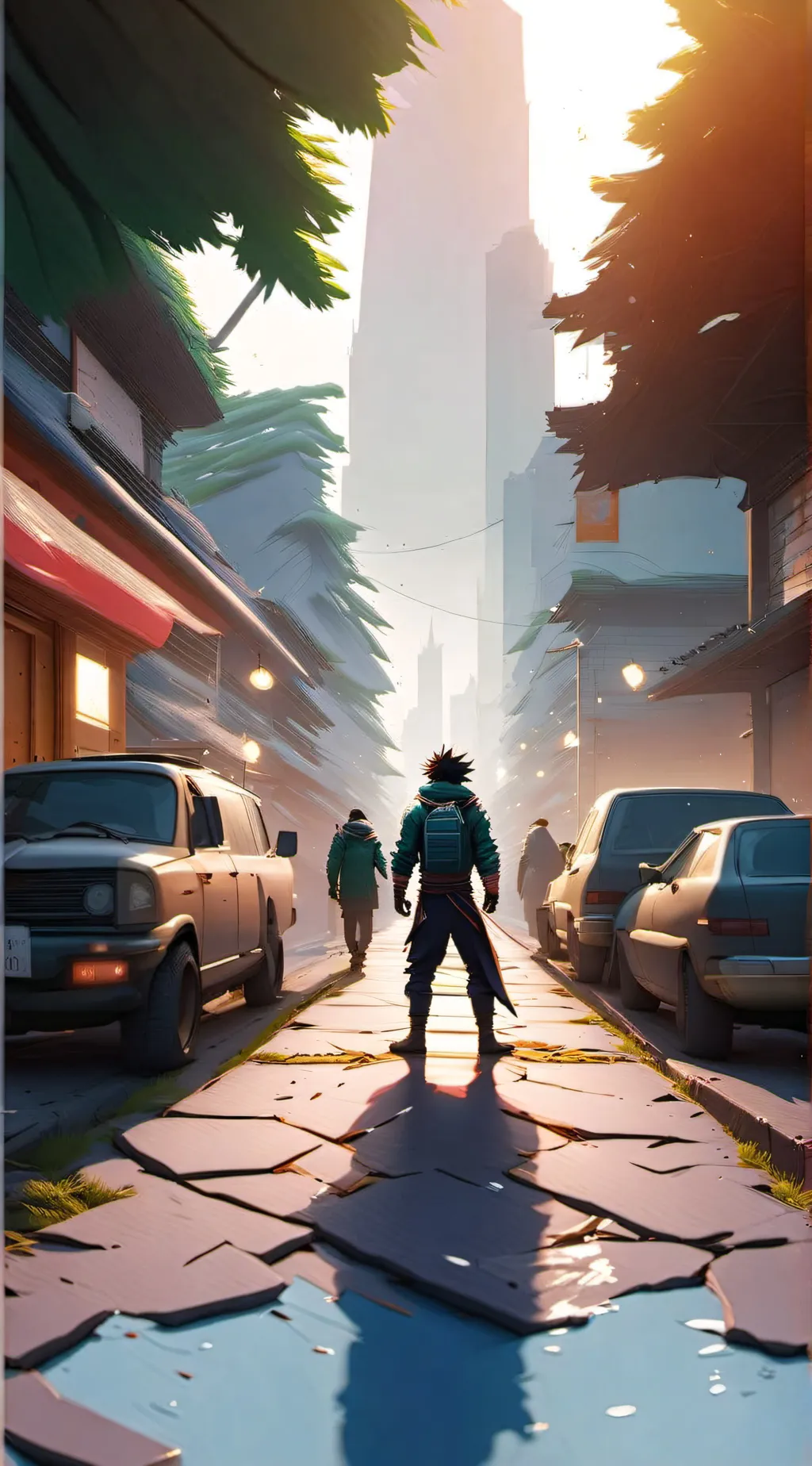 ai character: mha background
