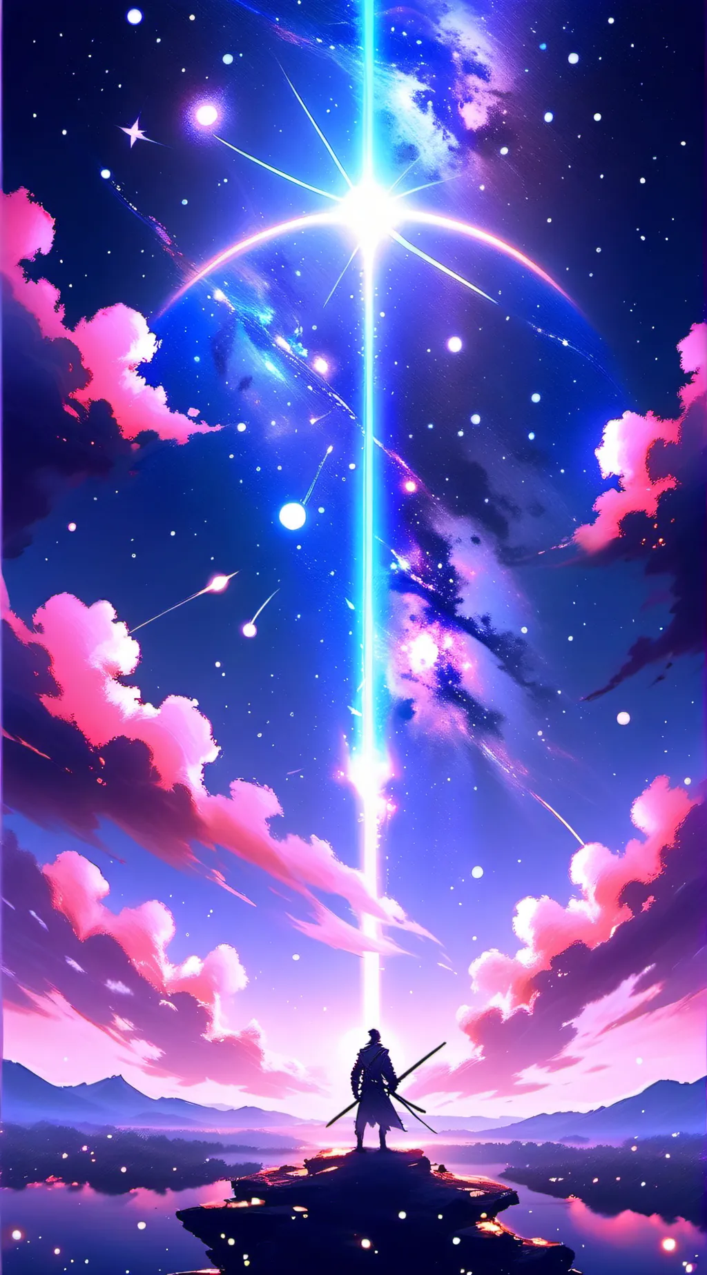 ai character: The end  background