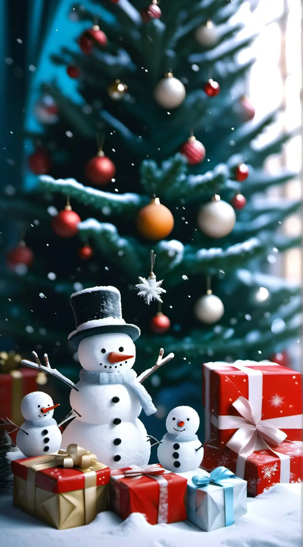 ai character: ~Secret Santa~ background
