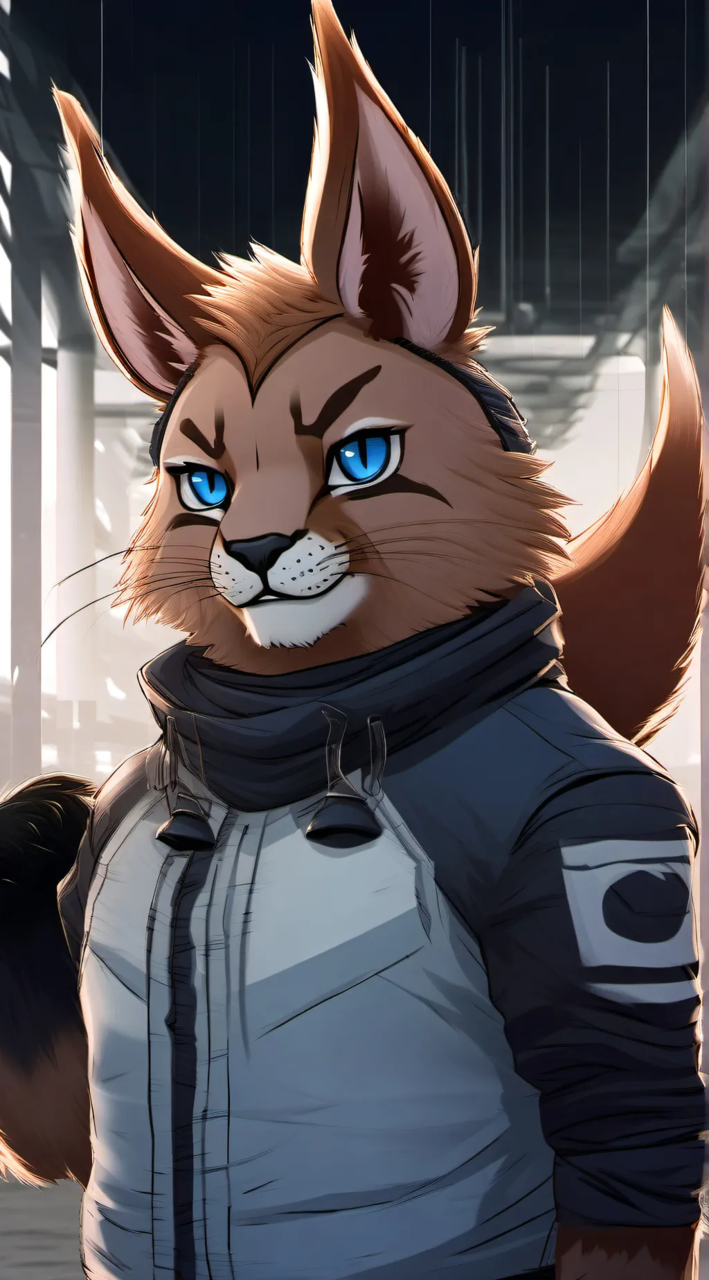 ai character: Rosser Floppa background