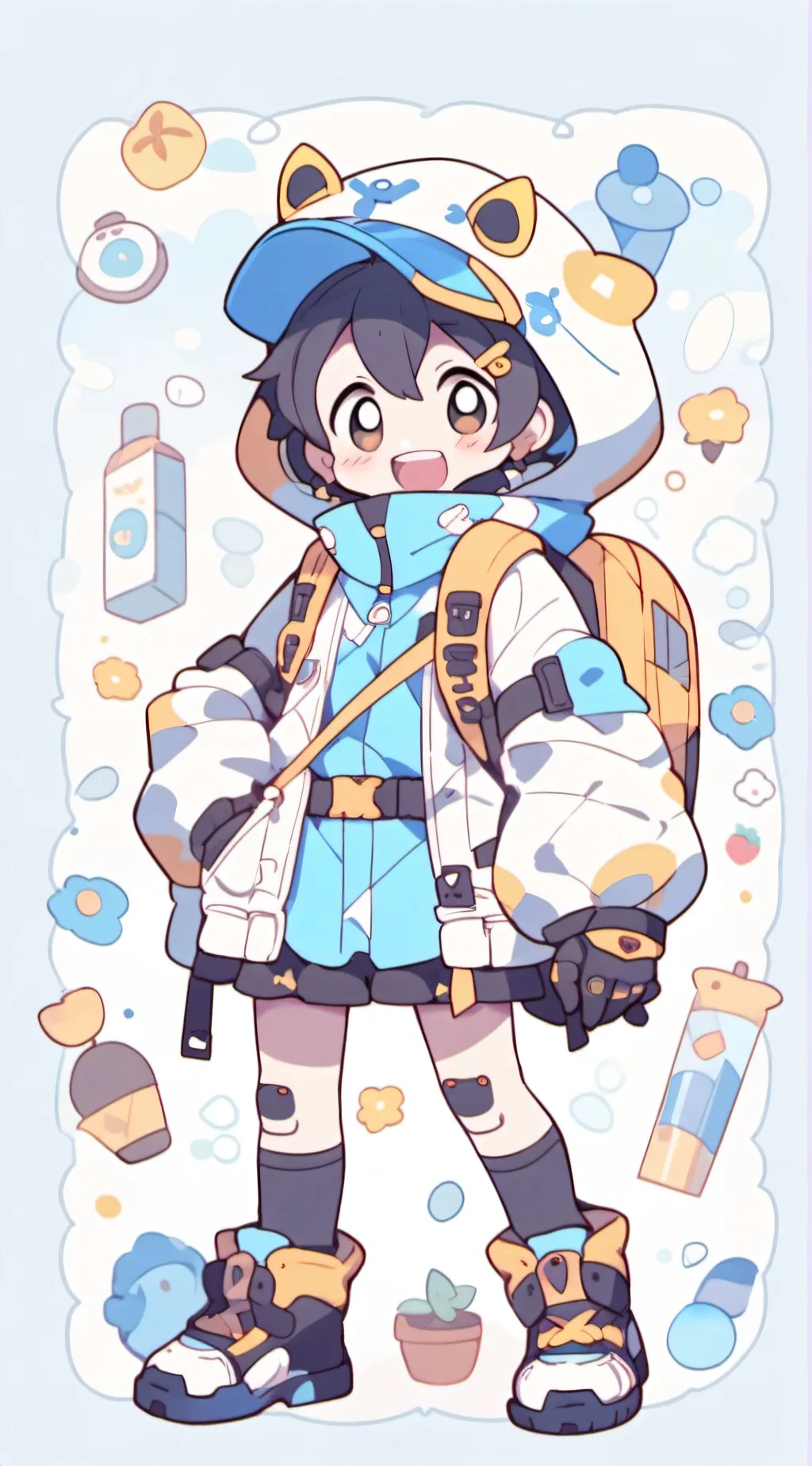 ai character: Baby Timmy background