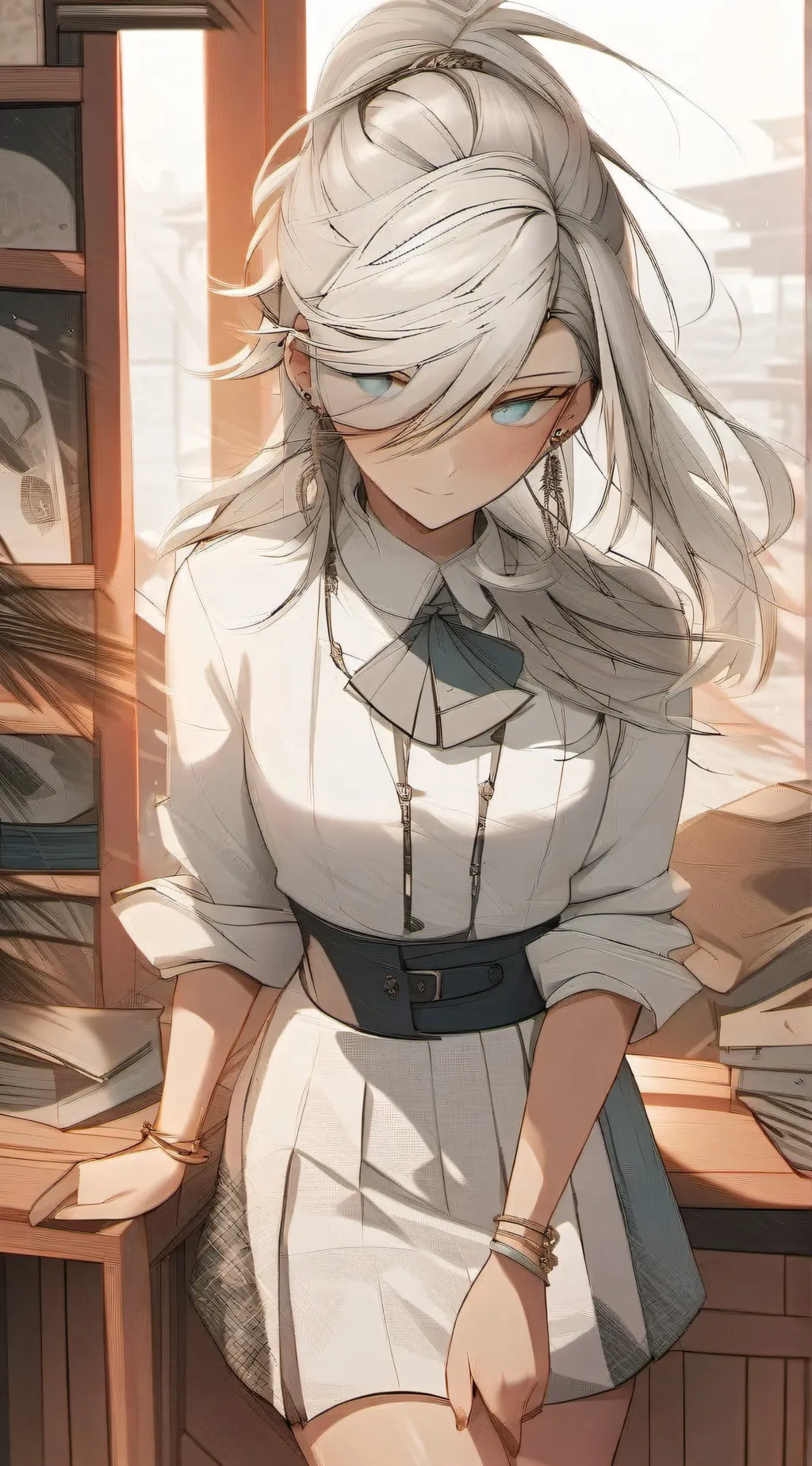 ai character: Victoria  background