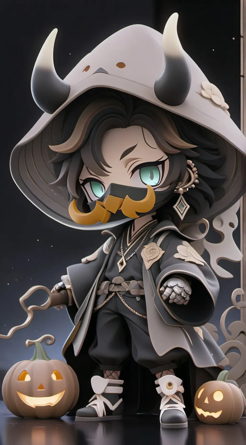 ai character: HASHIRA  background