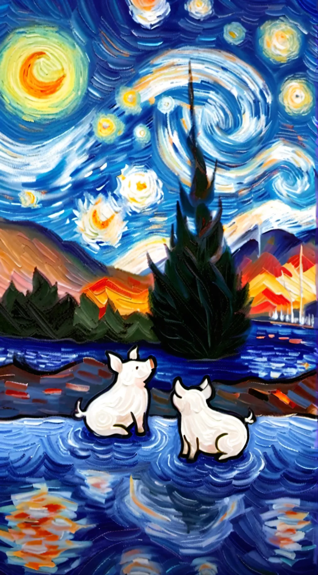 ai character: Deatheater meeting background