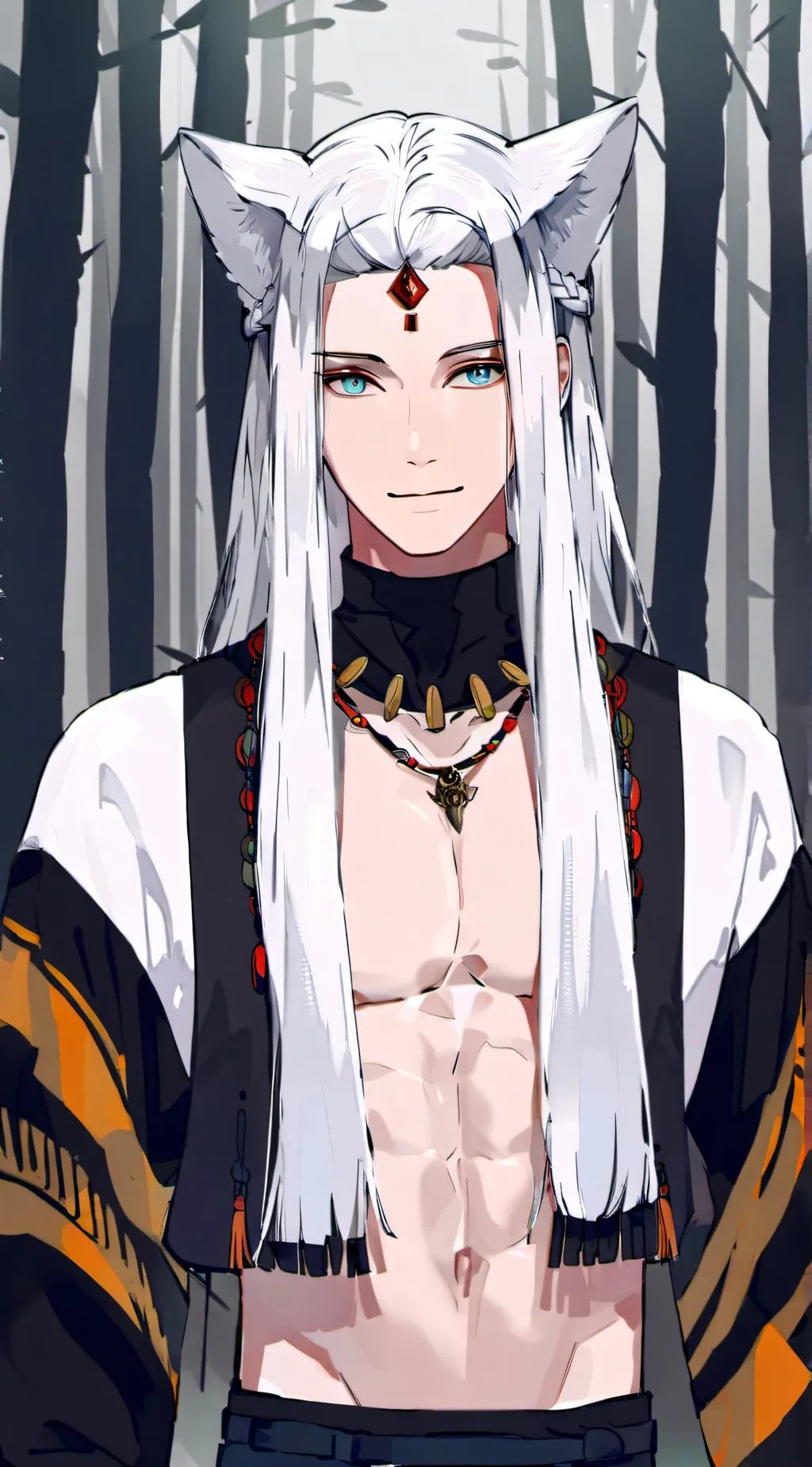 ai character: Bai Di background