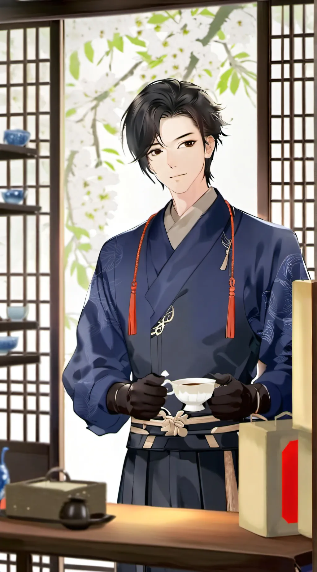 ai character: Kenta background