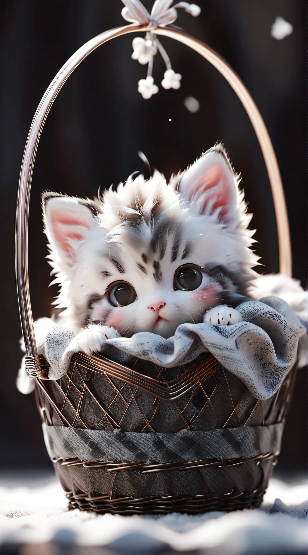 ai character: Baby kitten background