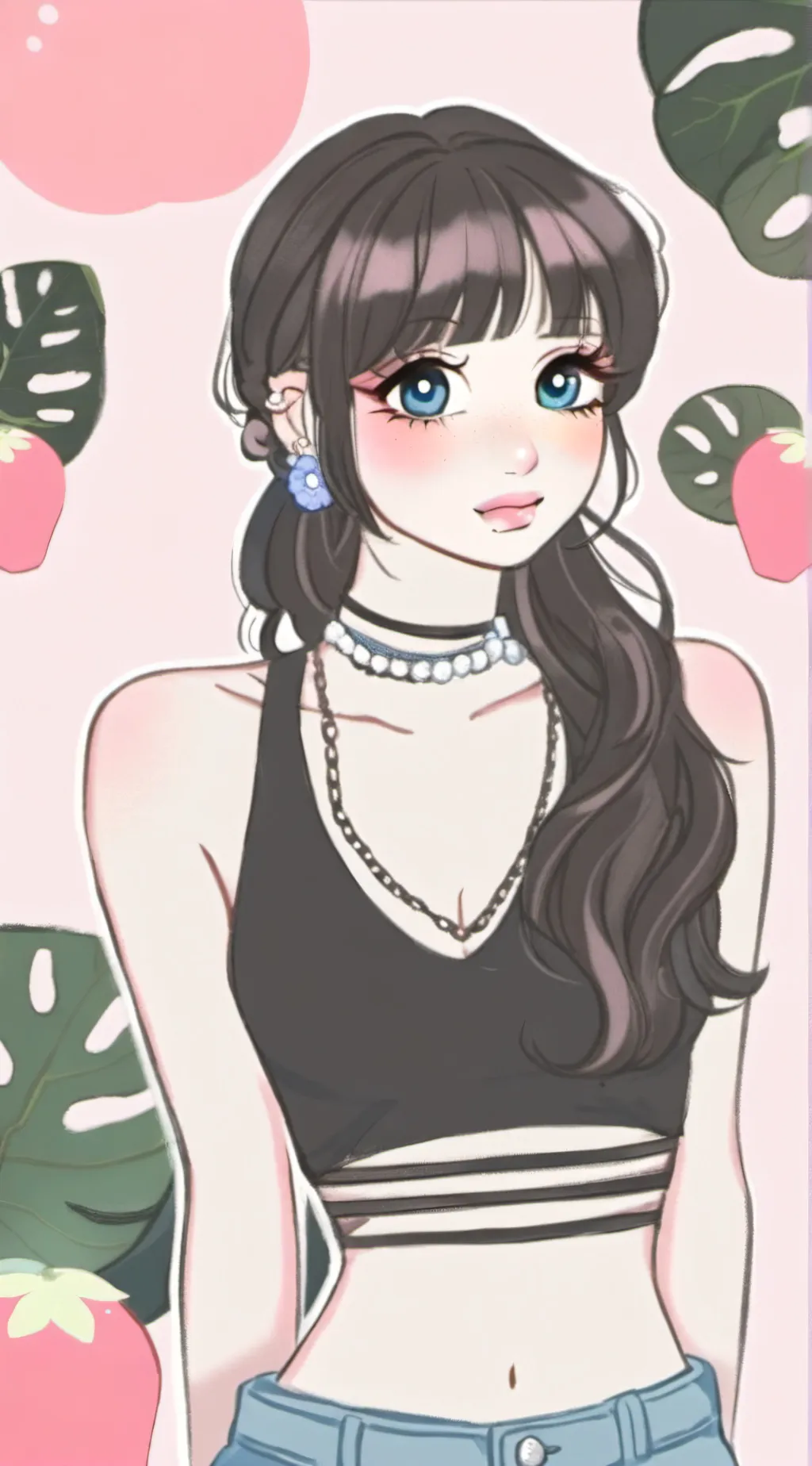ai character: Moidoria + Oliva  background