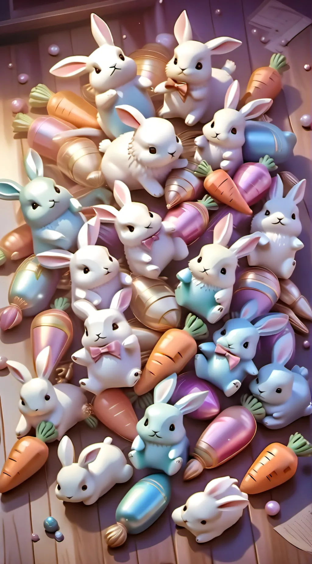 ai character: Bunnies background
