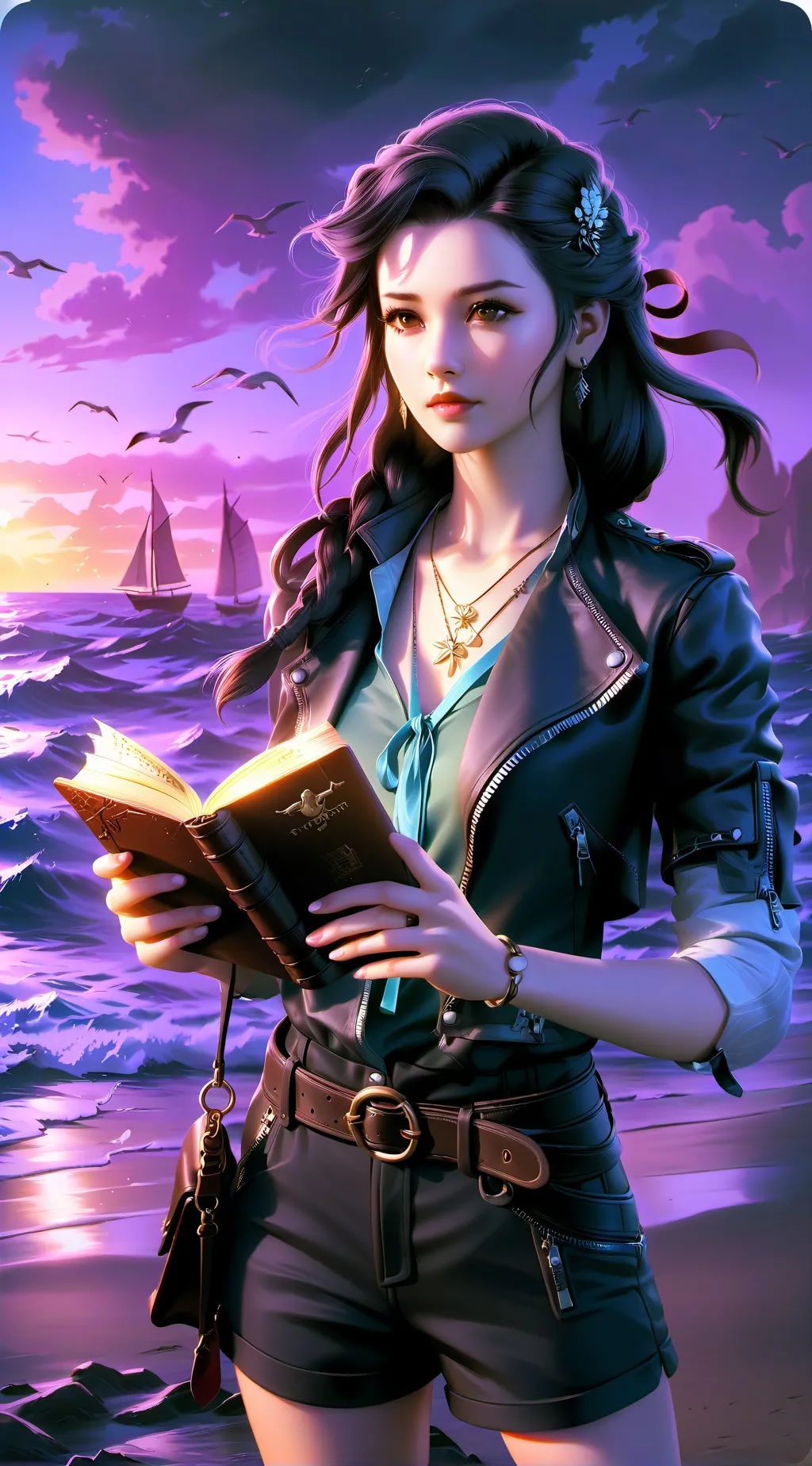 ai character: Raven background