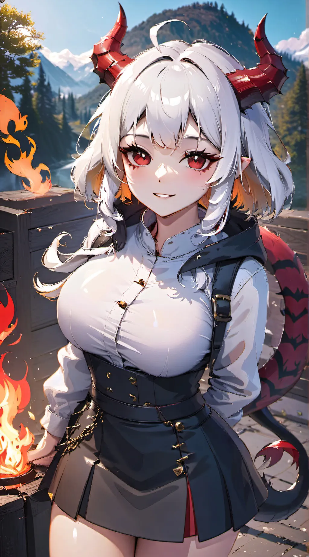 ai character: Luna background
