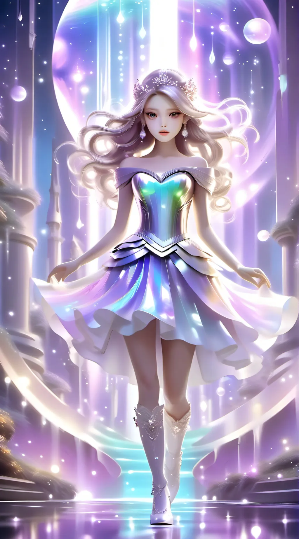 ai character: scarlet background