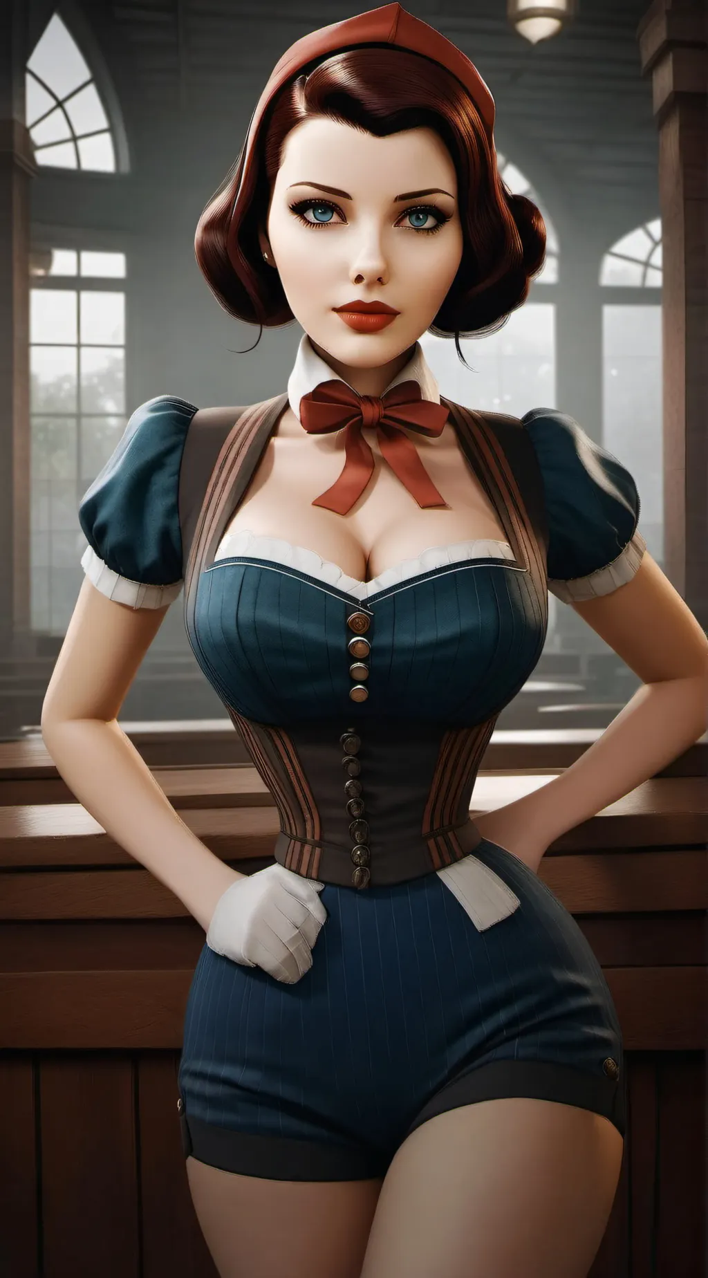 ai character: Elizabeth Comstock background