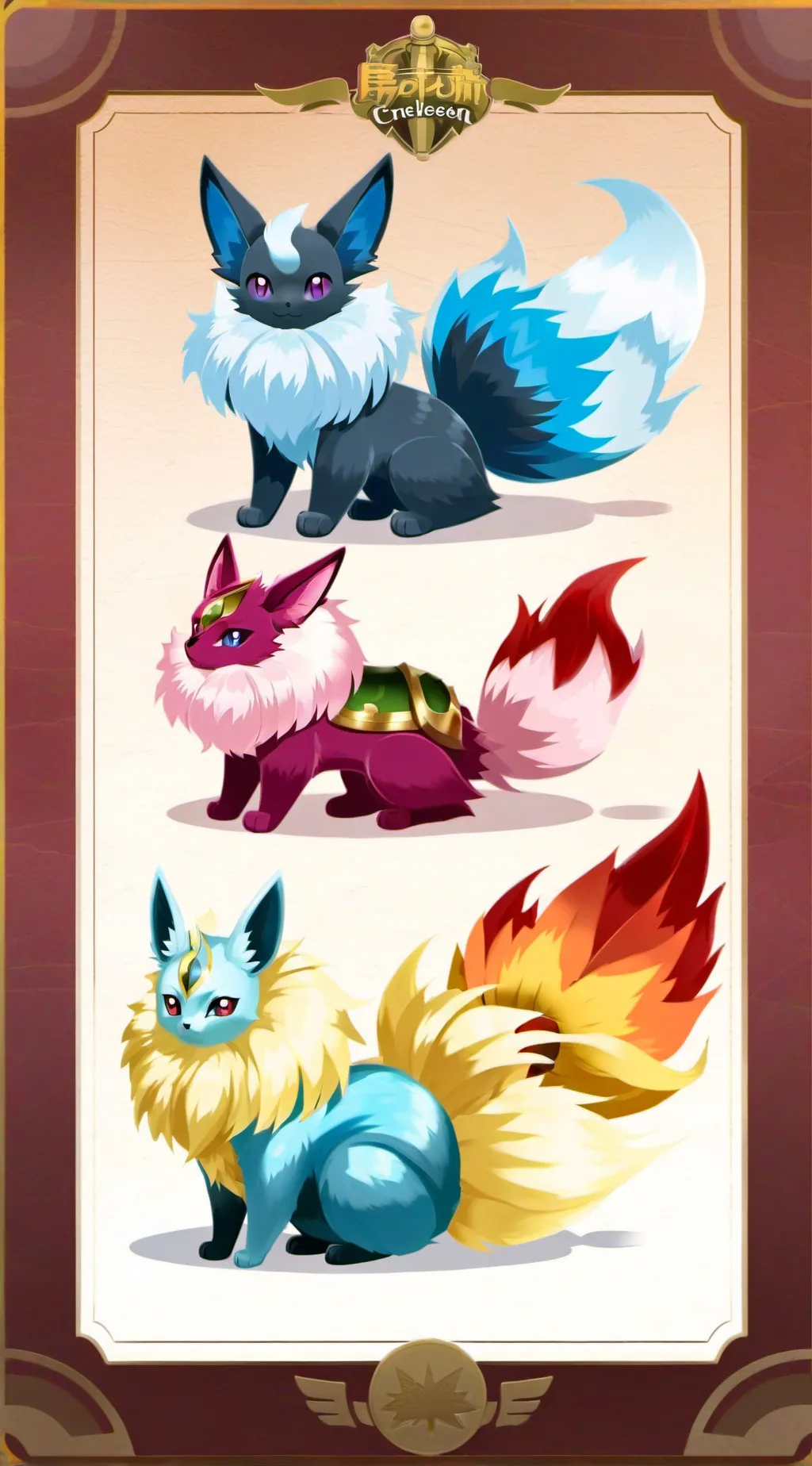 ai character: !The Eeveelutions! background
