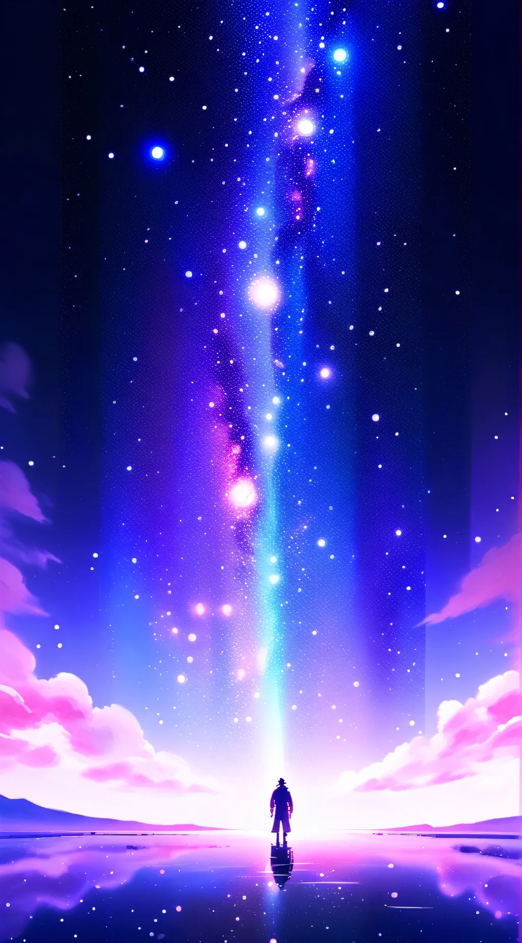 ai character: Galaxy Heaven background