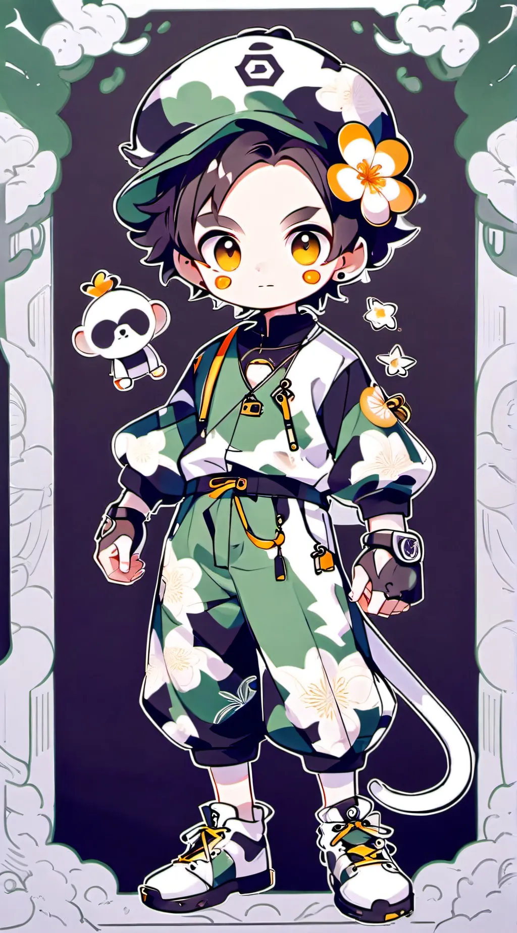 ai character: flushy_gt background