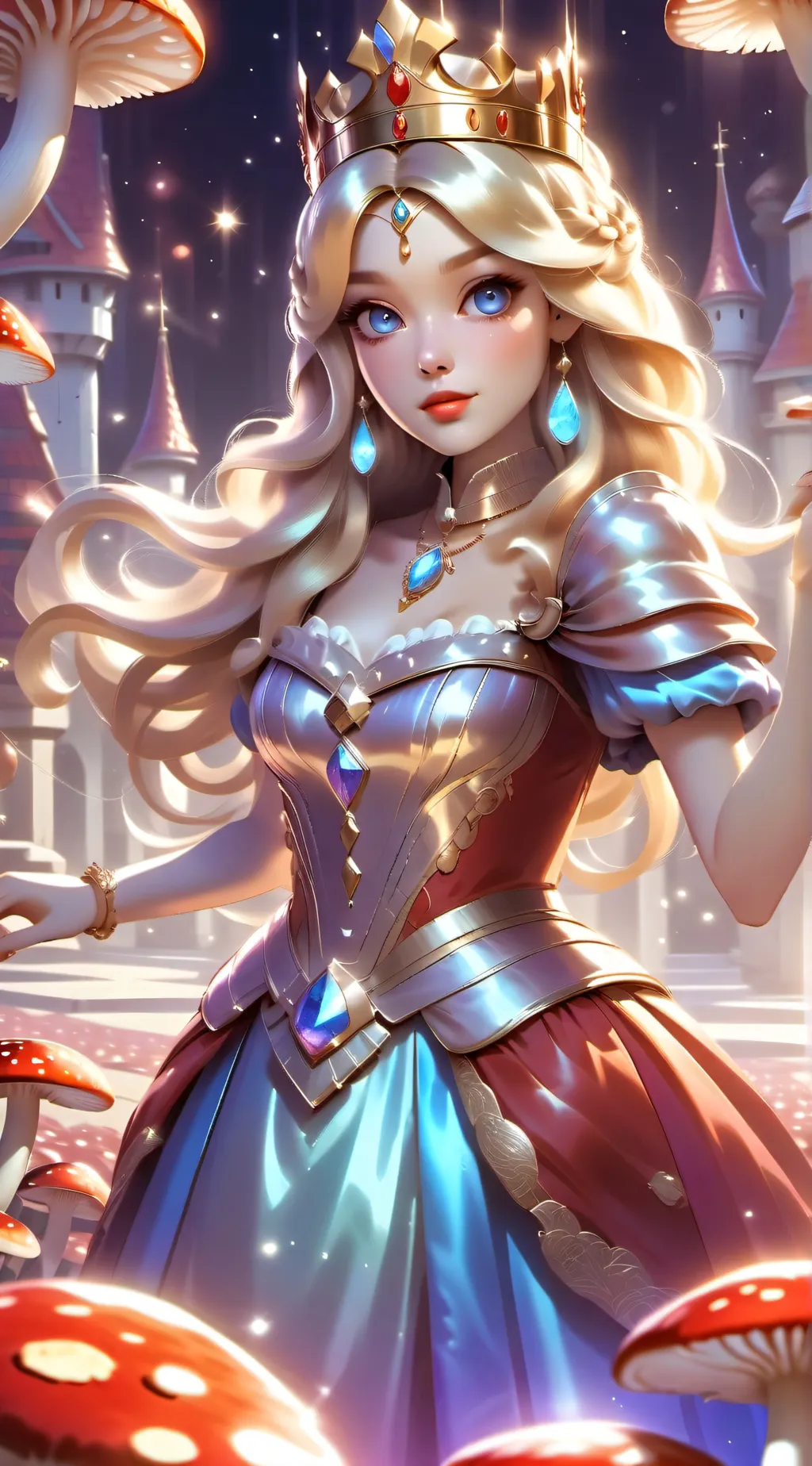 ai character: Princess Peach ♡ background