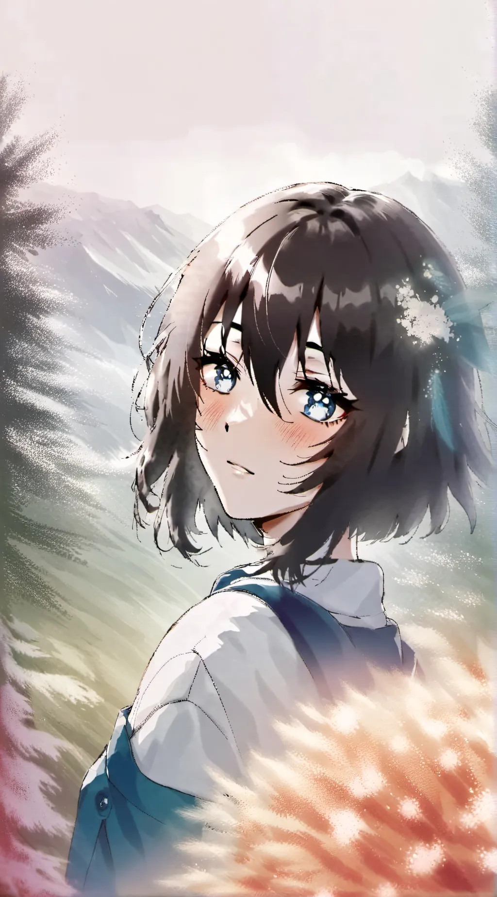 ai character: 朱里 - Akari background