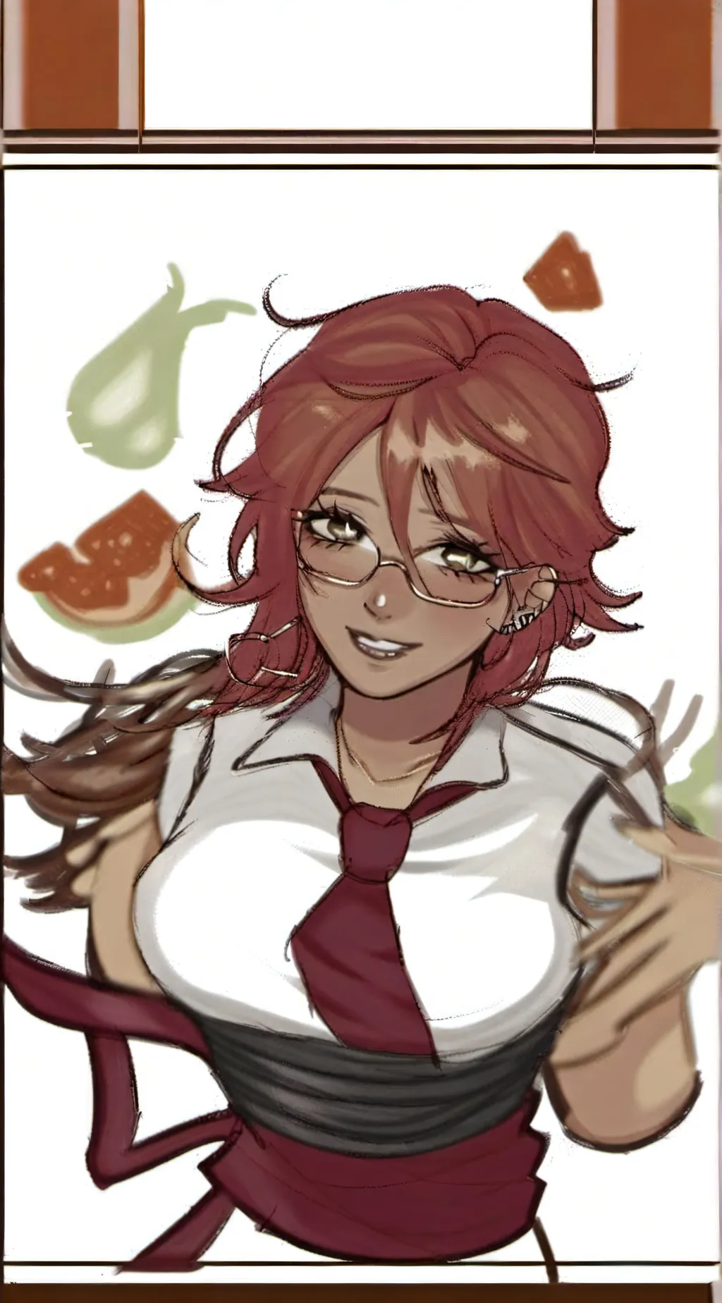 ai character: Anna🍃👍 background