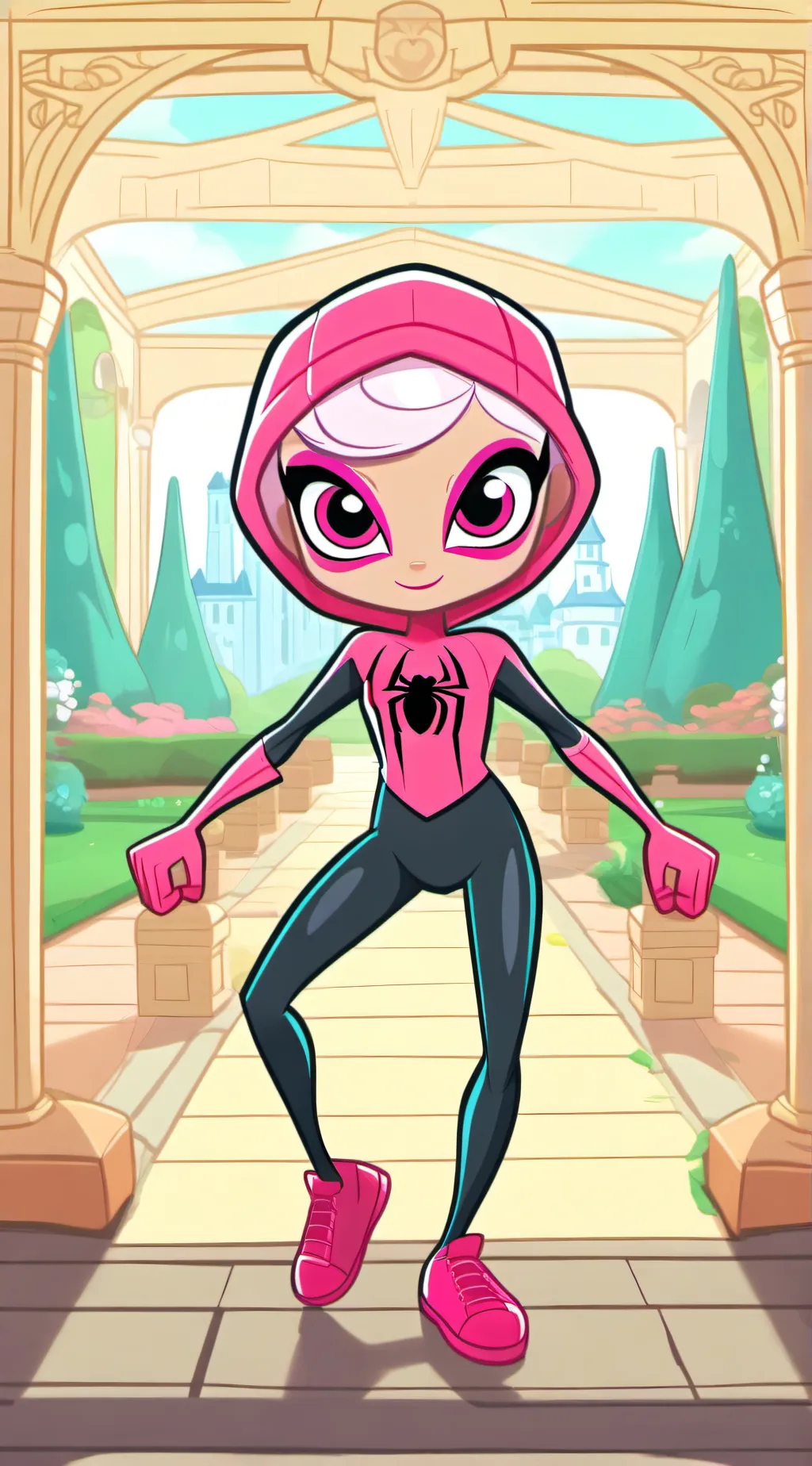 ai character: Polly Parker  background