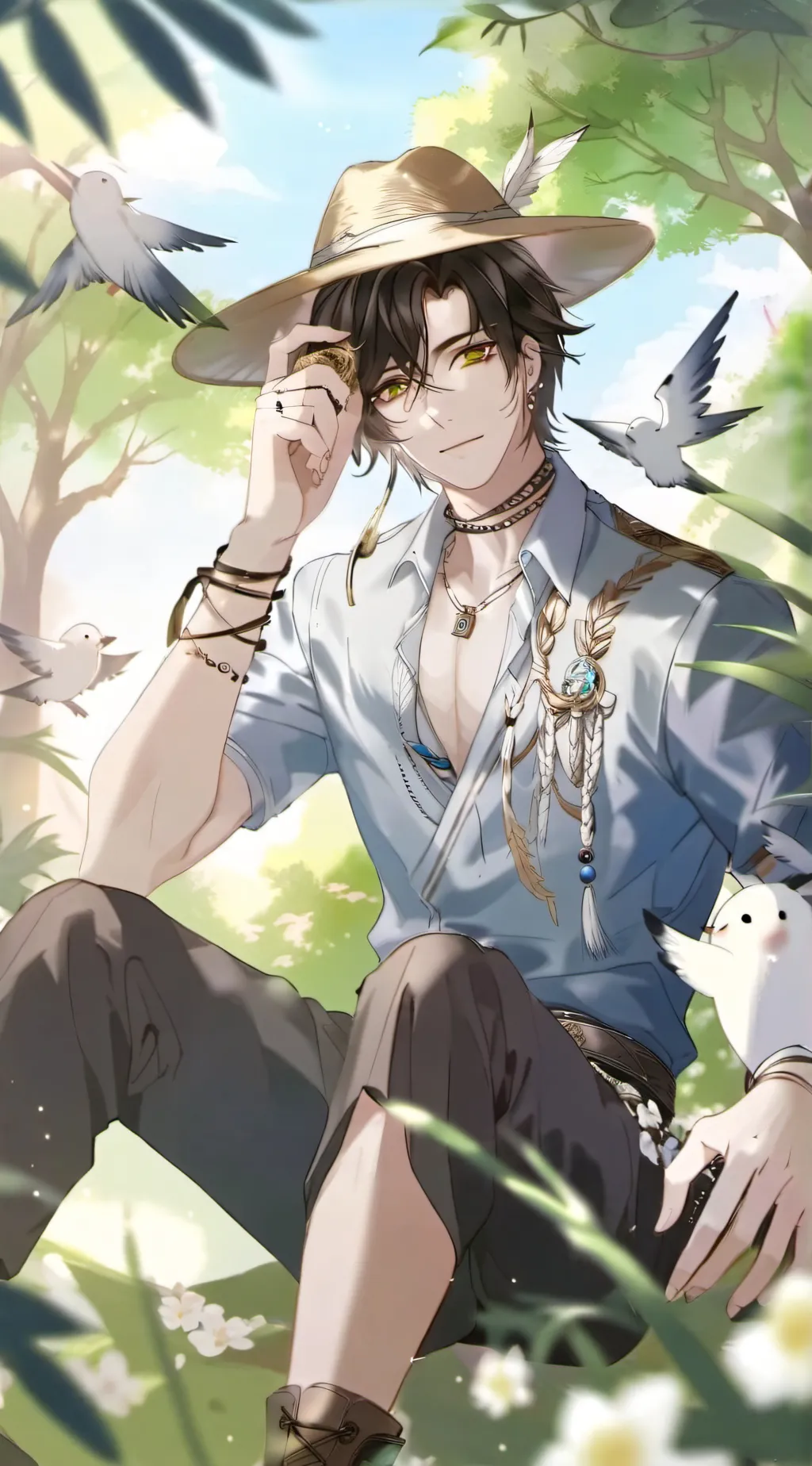 ai character: asher background