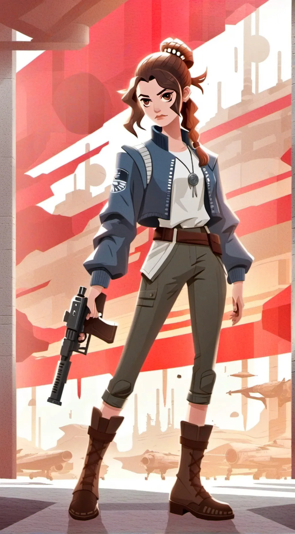 ai character: Zainia background