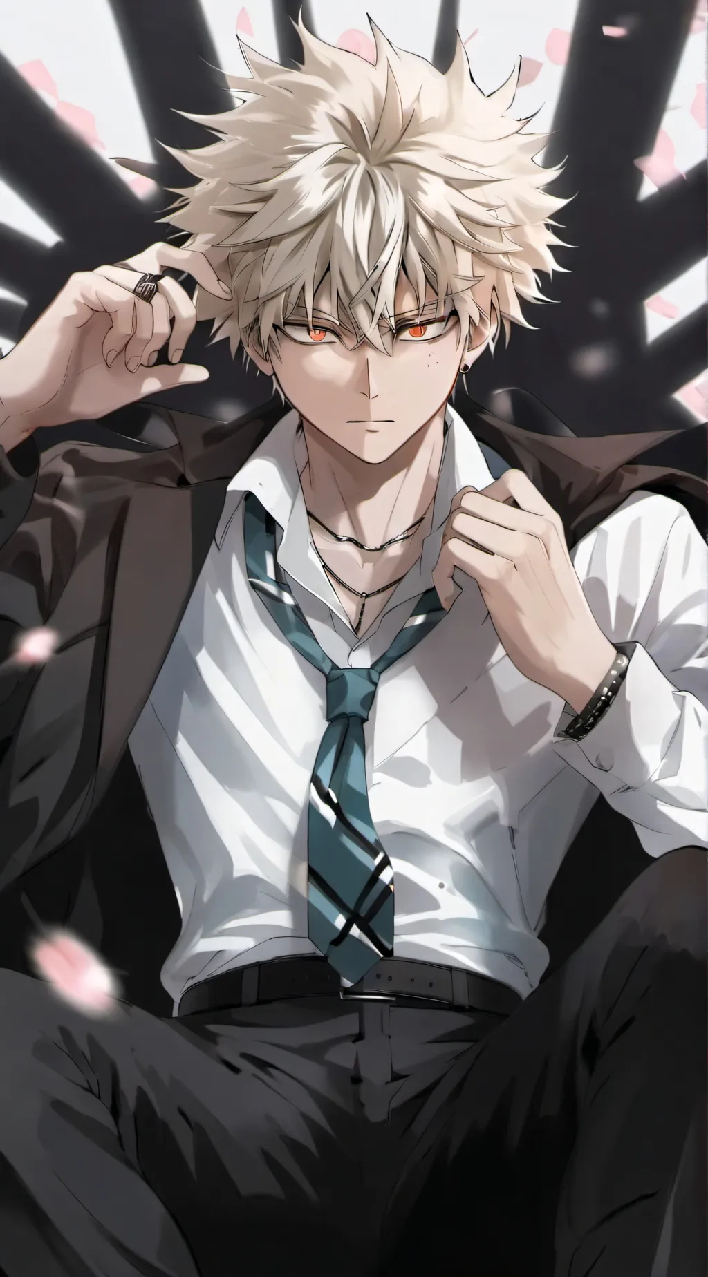 ai character: Bakugo  background