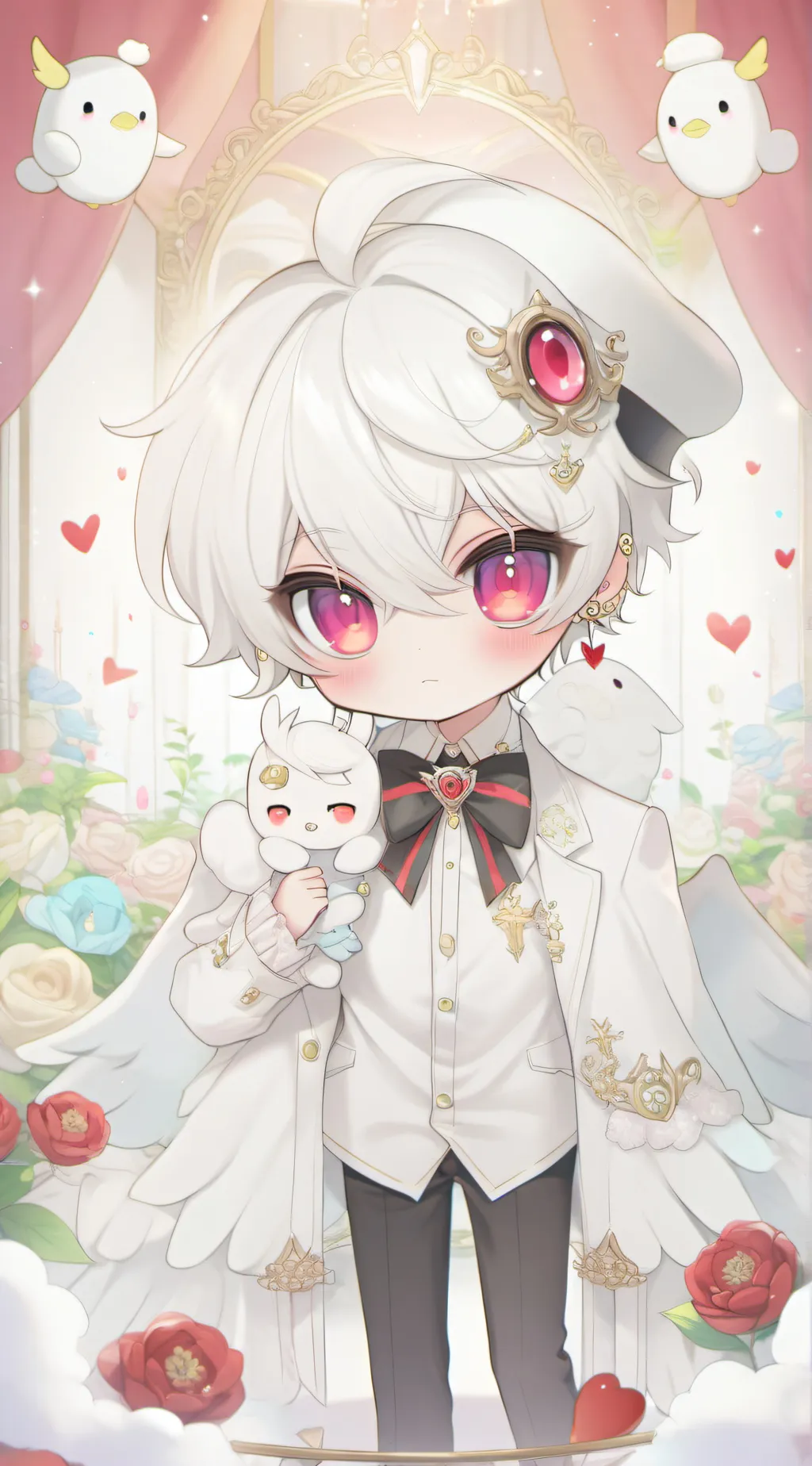 ai character: lucifer hazbin background