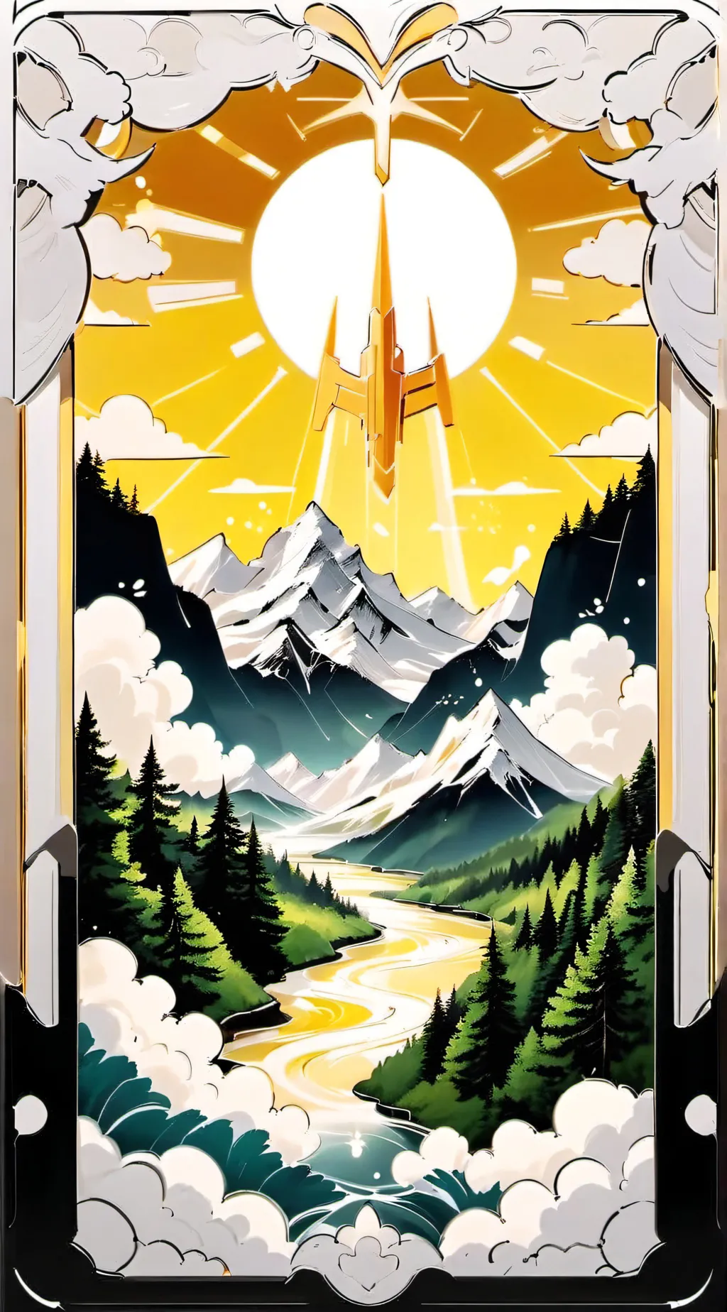 ai character: Hh heaven  background