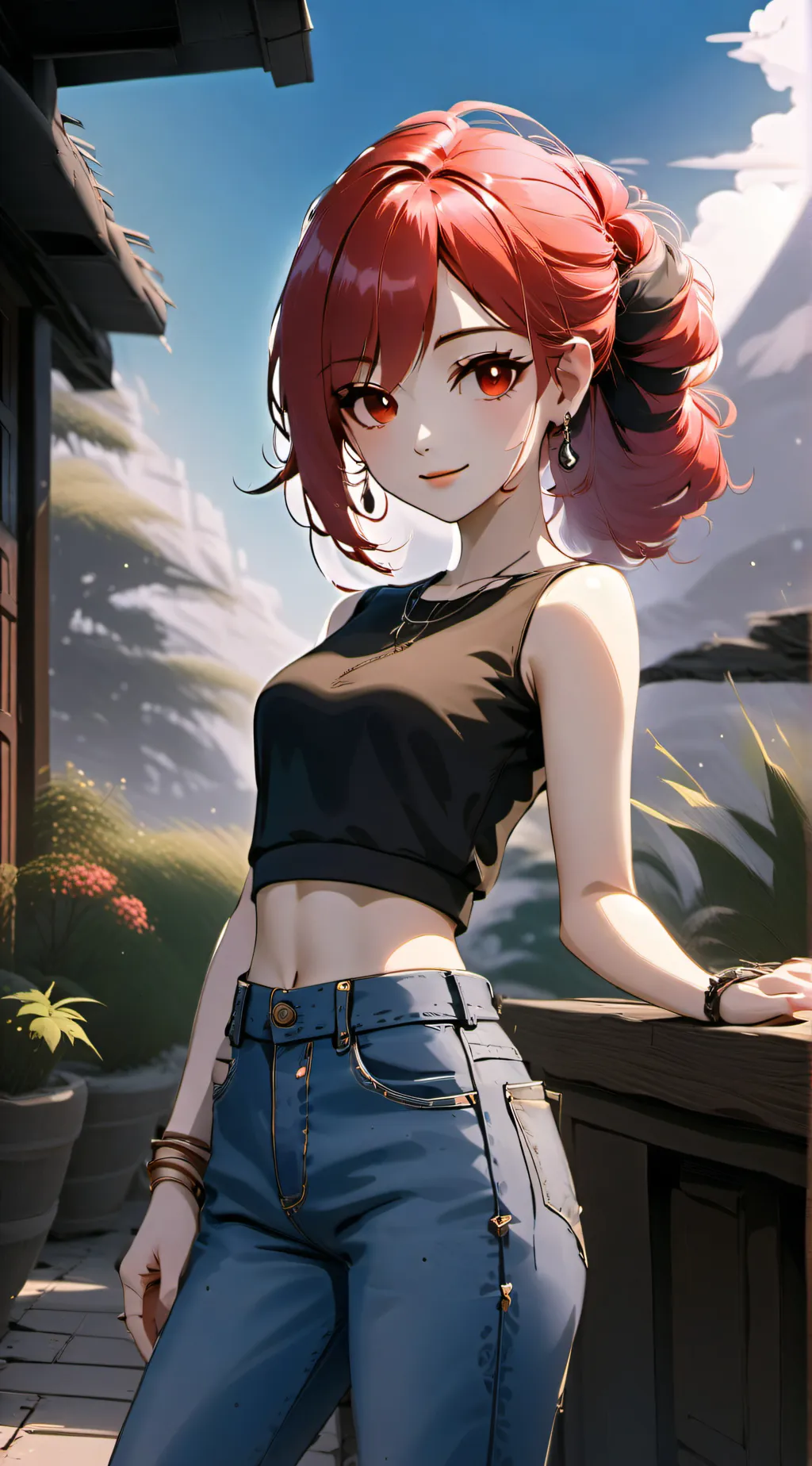 ai character: MHA sibling day background