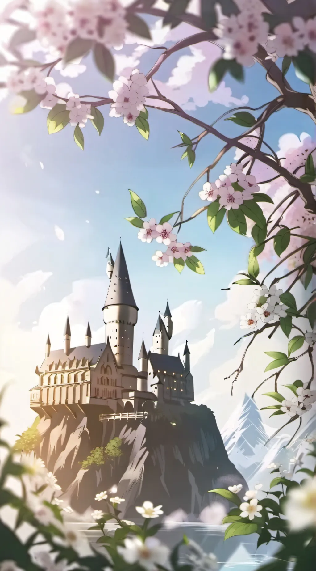 ai character: Hogwarts background