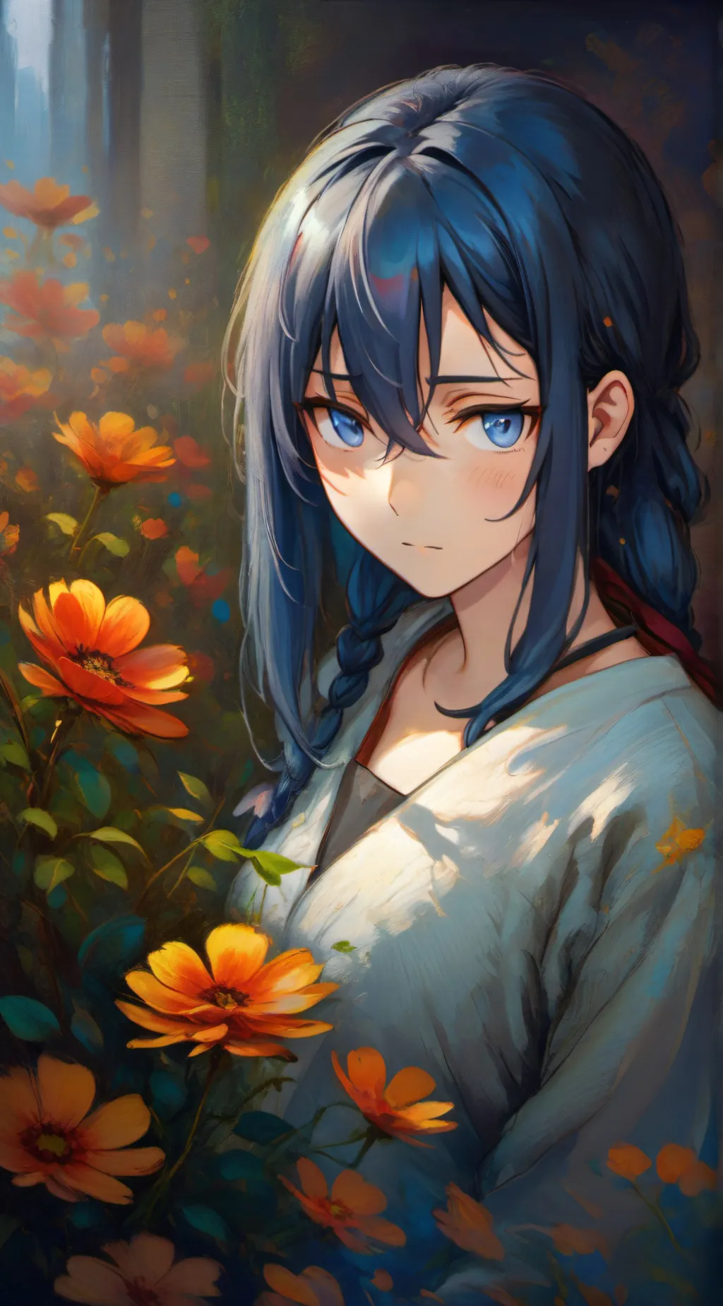ai character: Luna background
