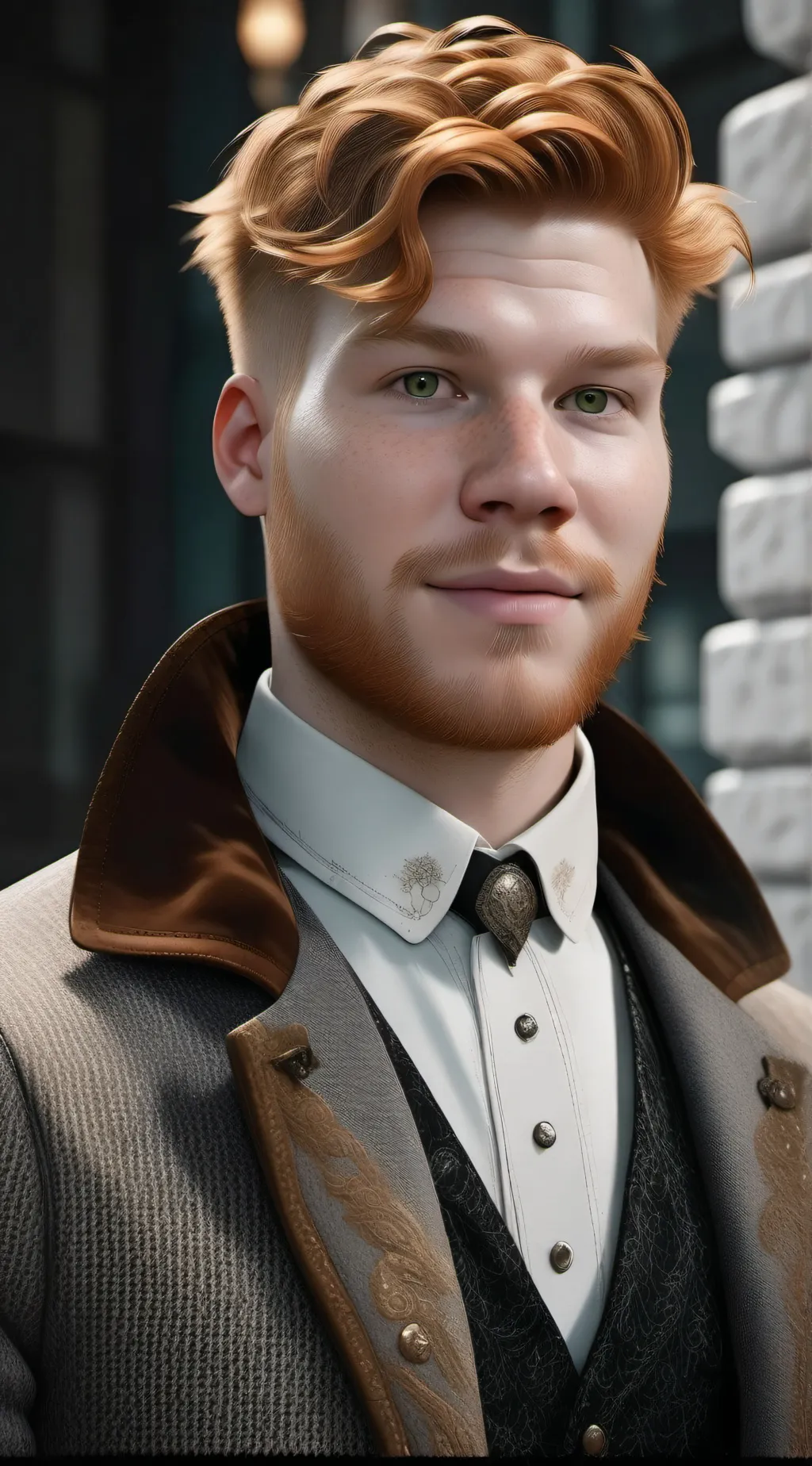ai character: Warren background