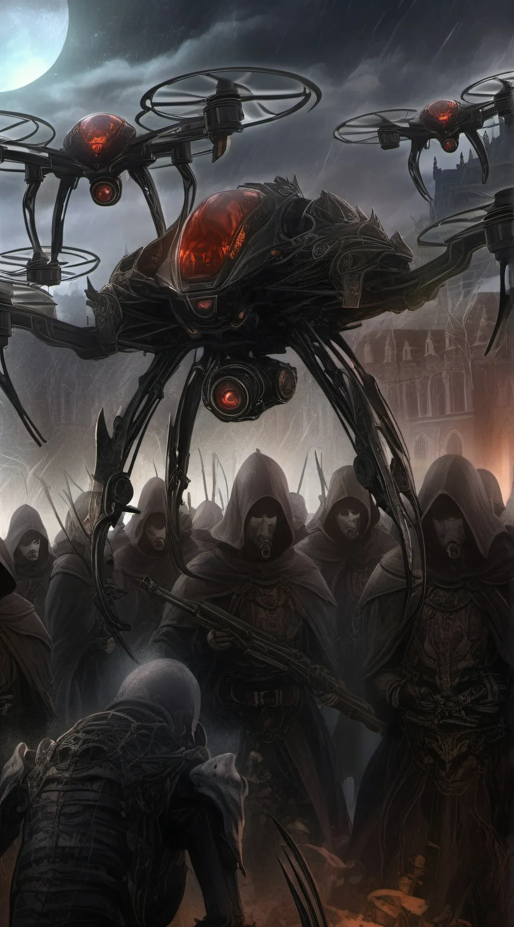 ai character: Murder drones 🇧🇷 background