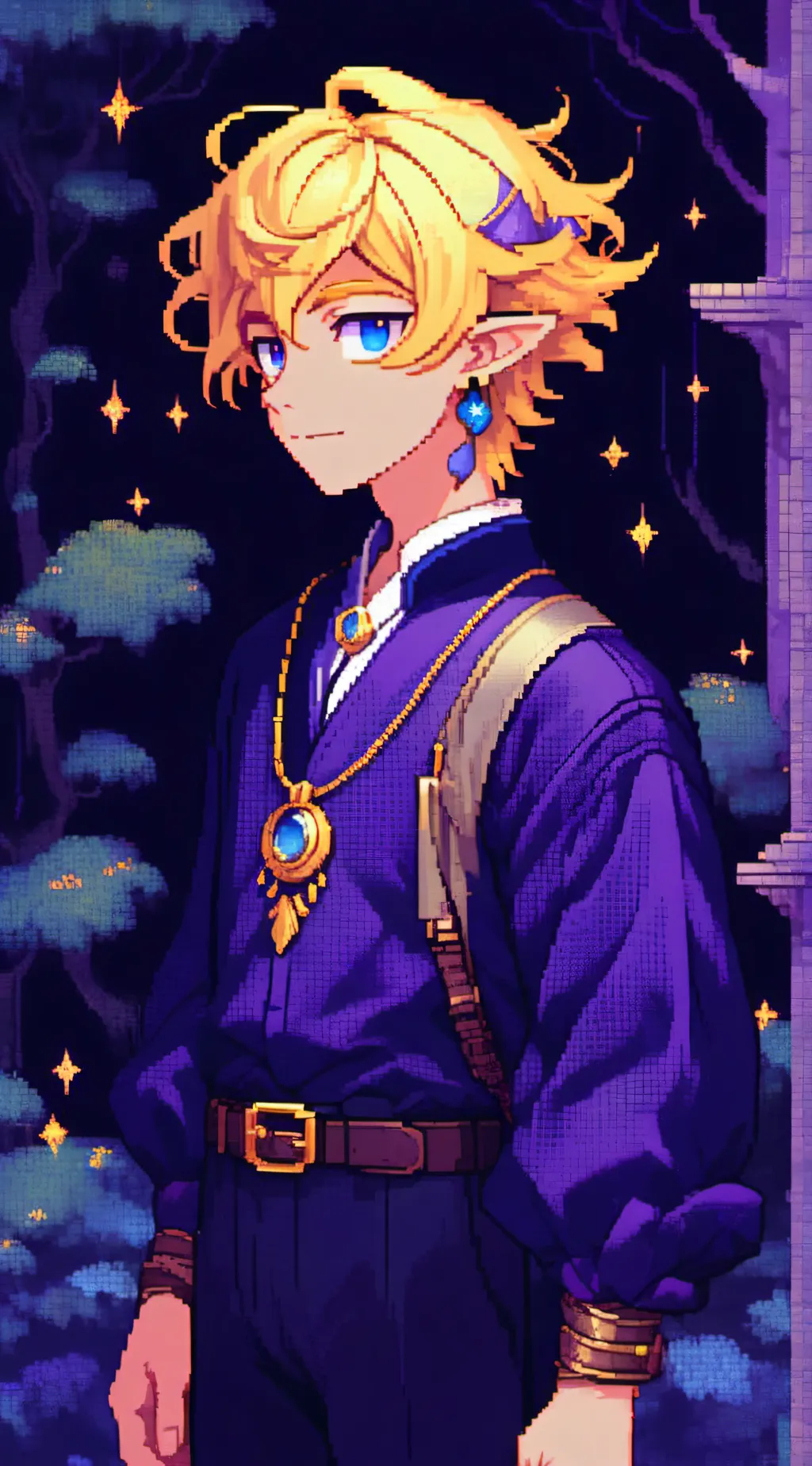 ai character: Vio (Loz: FS) background